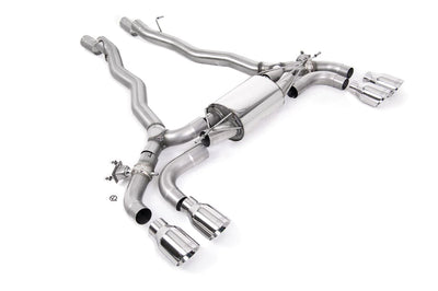 BMW M5 Saloon G90 & Touring G99 Axle Back Exhaust System by Milltek (2024+) - AUTOID - Exhaust System - Milltek Sport