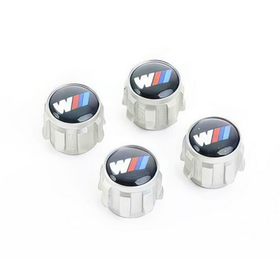 BMW M Performance BMW M Performance Genuine "M Logo" Tyre Air Valve Caps Set Wheel Accessories AUTOID®