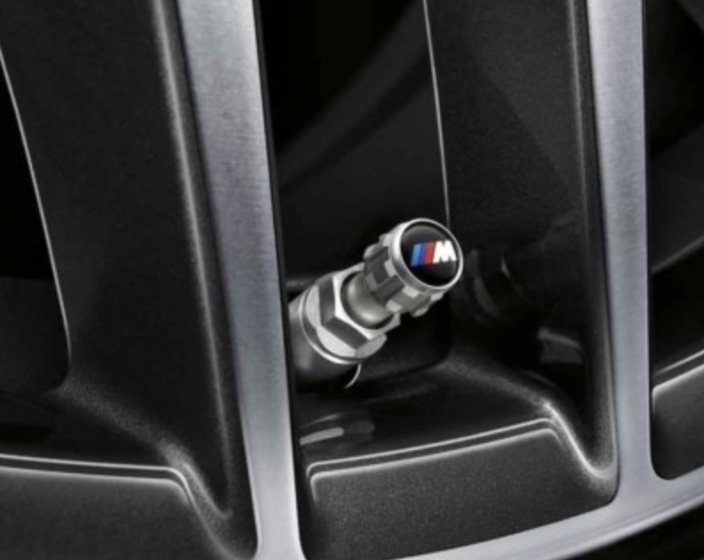 BMW M Performance Genuine "M Logo" Tyre Air Valve Caps Set
