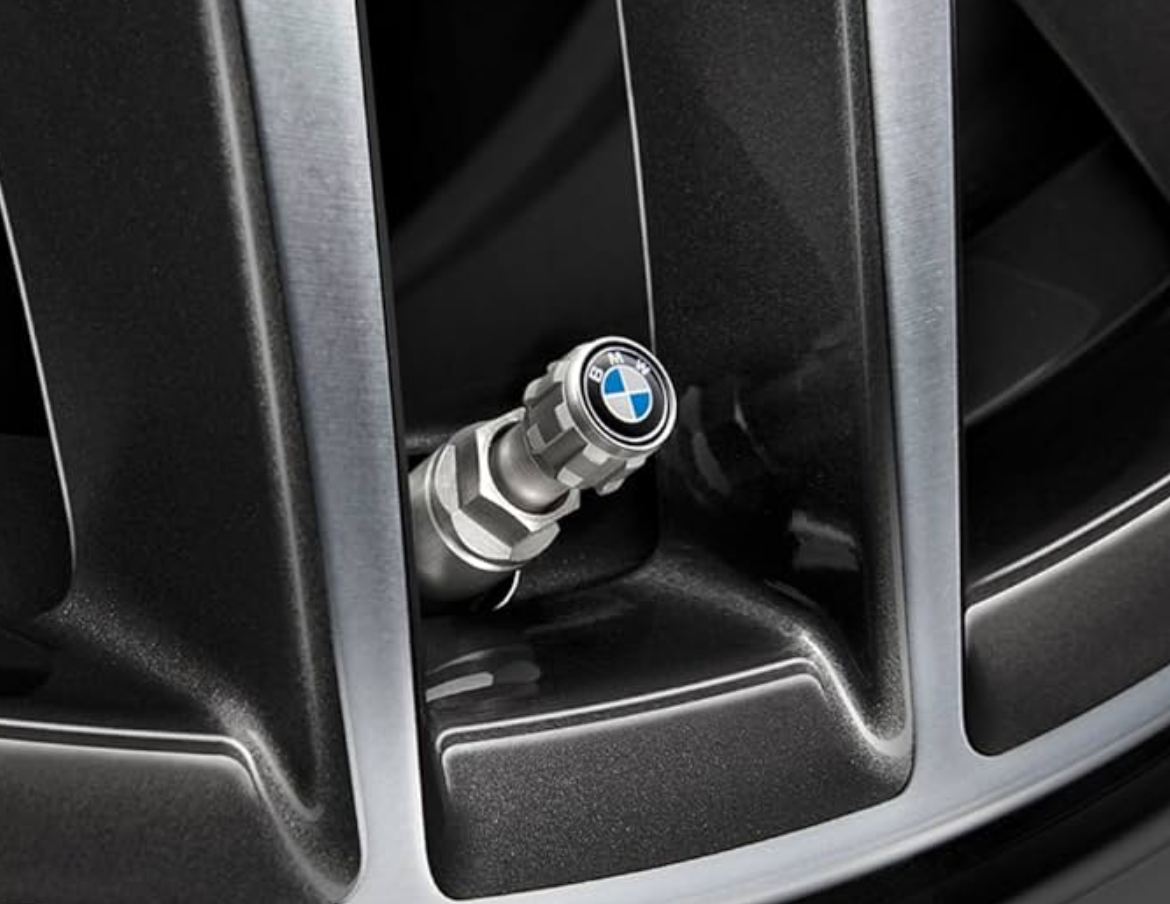 BMW M Performance Genuine "BMW Logo" Tyre Air Valve Caps Set