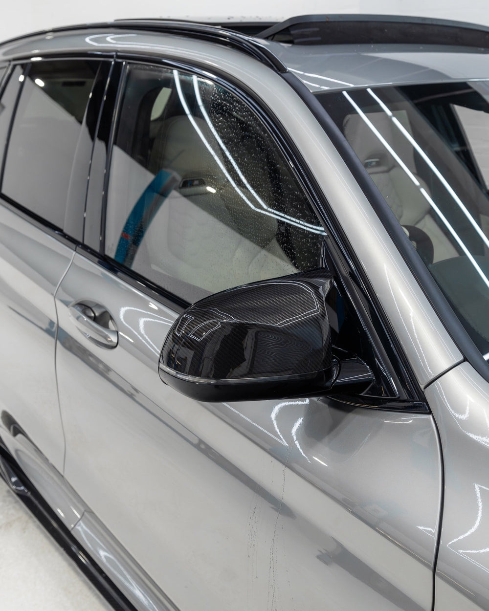 BMW X3M F97, X4M F98, X5M F95 & X6M F96 Pre - preg Carbon Fibre Mirror Covers by TRE (2019+) - AUTOID - Mirror Covers - TRE