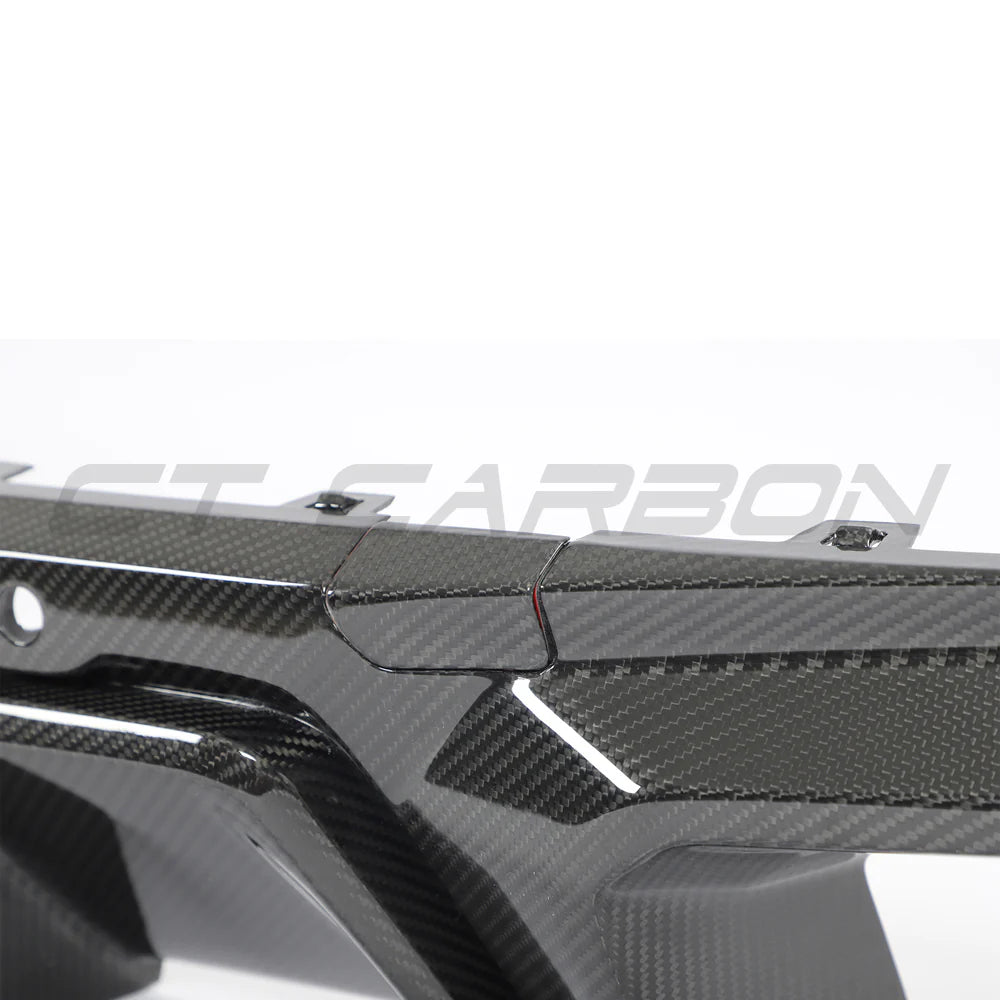 BMW X5M F95 & X6M F96 Pre - LCI Pre - Preg Carbon Fibre Rear Diffuser (2019 - 2022) - AUTOID - Rear Diffusers - CT Design