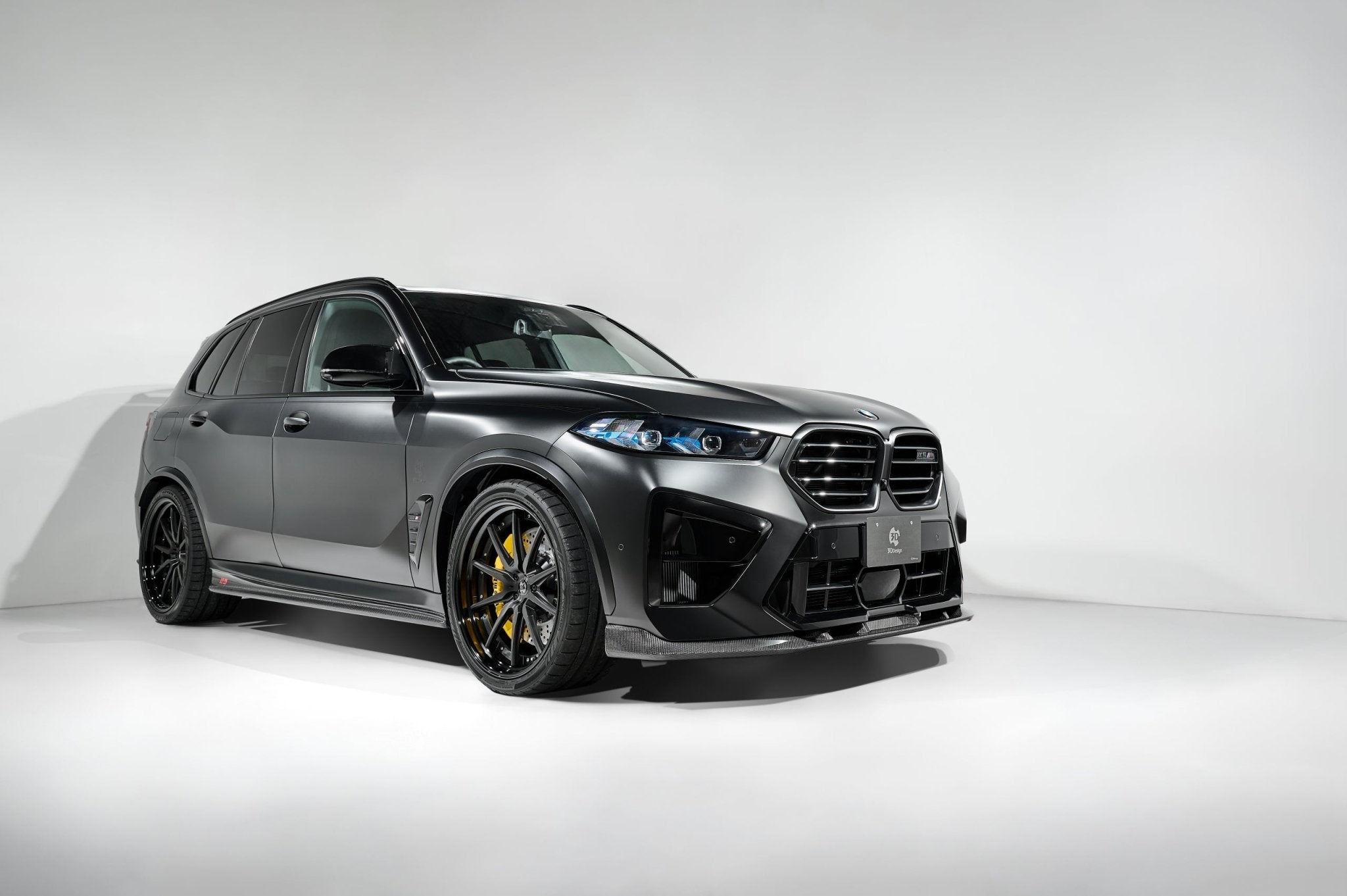 BMW X5M LCI F95 Carbon Fibre Front Splitter by 3DDesign (2023+) - AUTOID - Front Lips & Splitters - 3DDesign