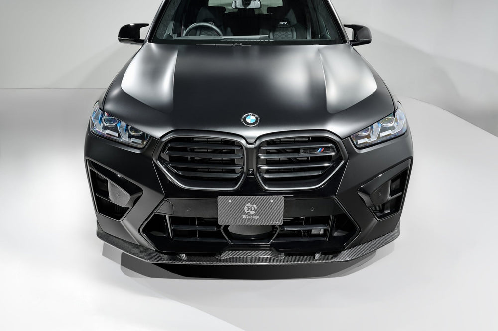 BMW X5M LCI F95 Carbon Fibre Front Splitter by 3DDesign (2023+) - AUTOID - Front Lips & Splitters - 3DDesign