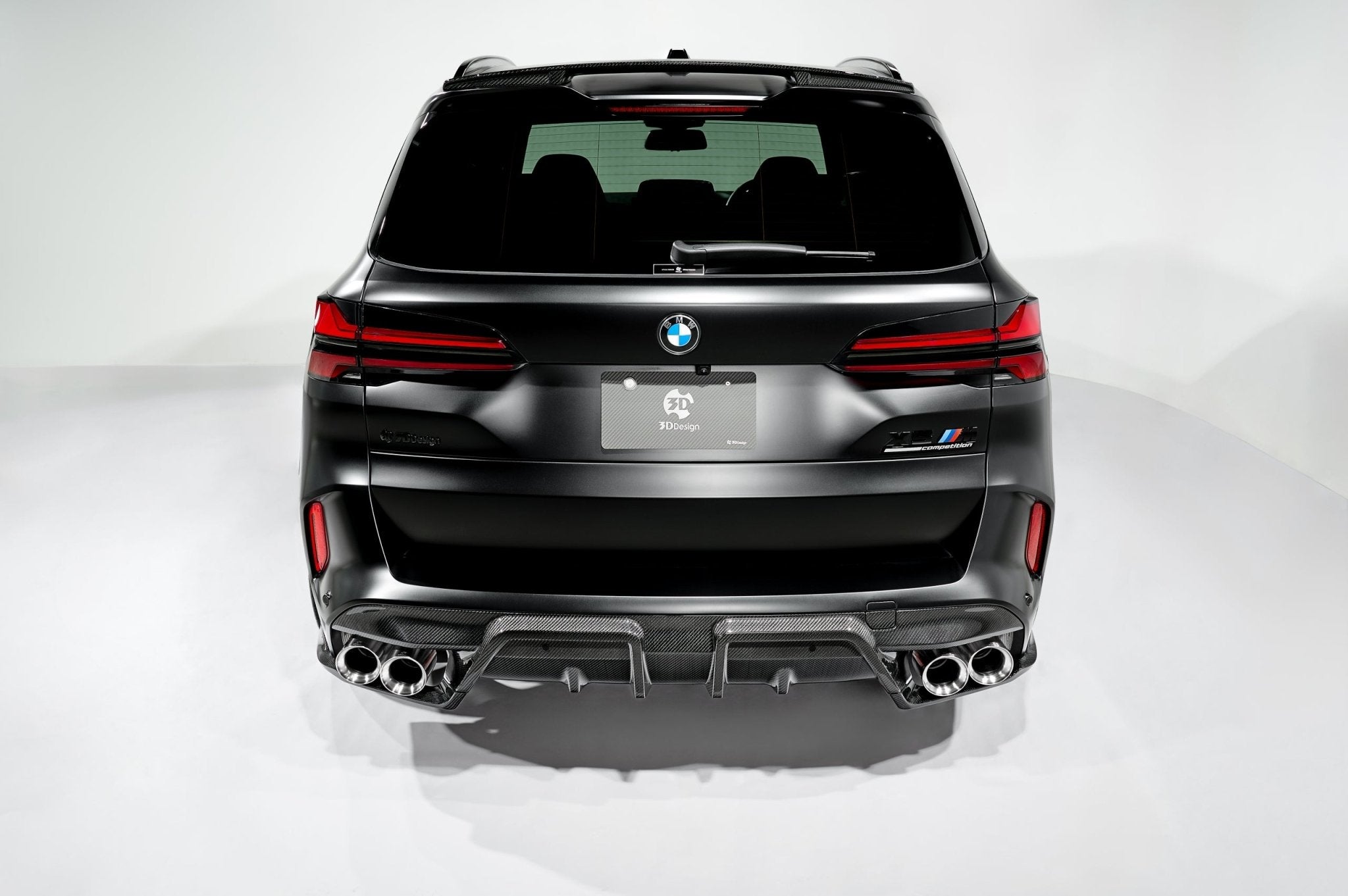 BMW X5M LCI F95 Carbon Fibre Rear Diffuser by 3DDesign (2023+) - AUTOID - Rear Diffusers - 3DDesign