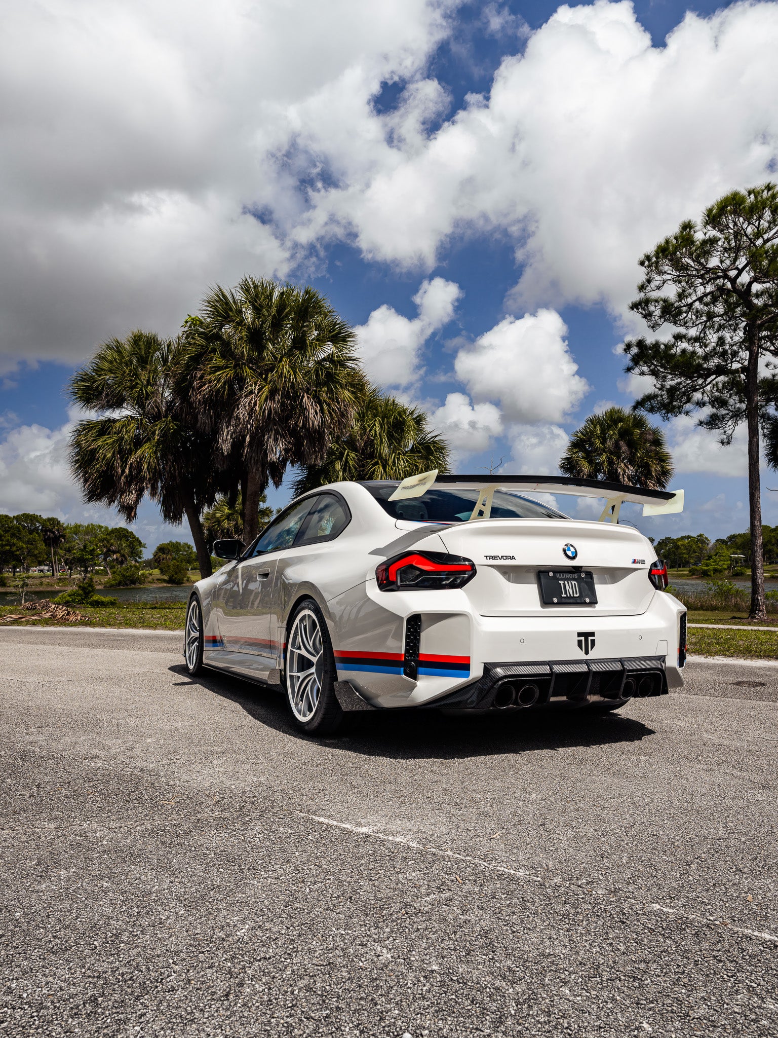 TREVORA BMW G87 M2 TR87 Pre-preg Carbon Fibre Rear Bumper Winglets by TREVORA (2023+) Side Skirts & Winglets AUTOID®