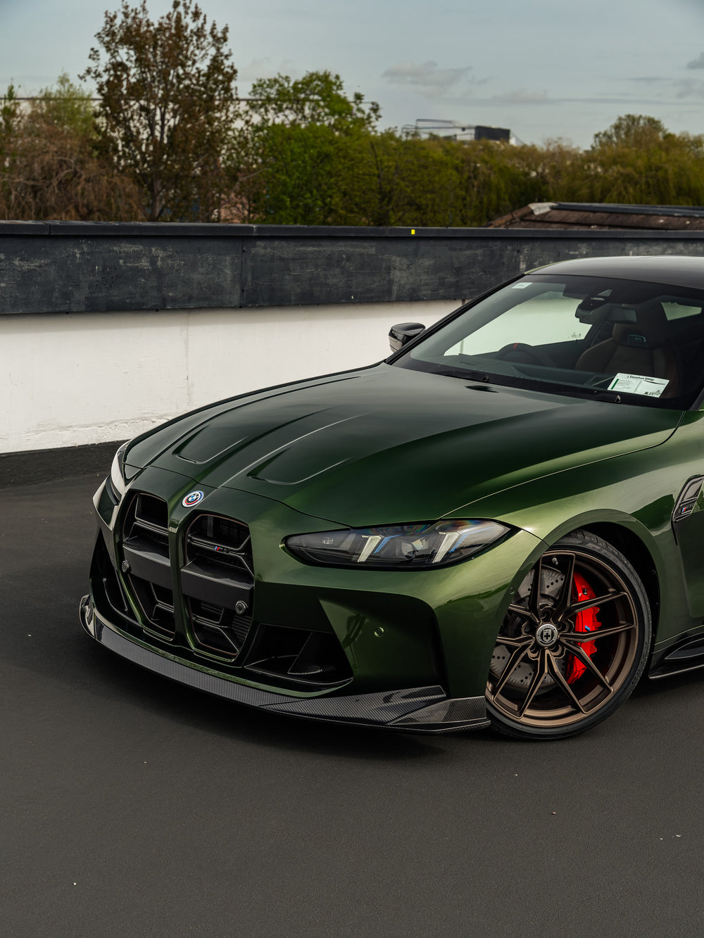 TREVORA BMW M3 G80 G81 & BMW M4 G82 G83 Pre-Preg Carbon Fibre PR-1 Front Splitter by TREVORA (2021+) Front Lips & Splitters AUTOID®