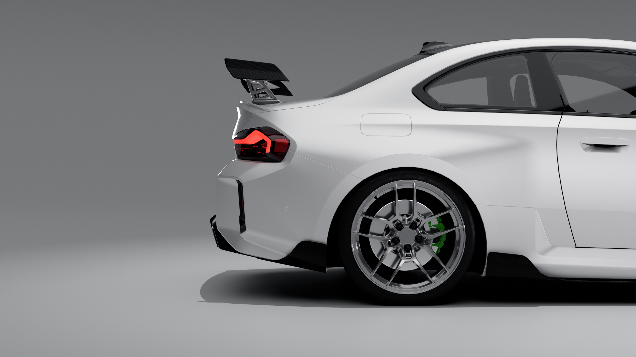 BMW G87 M2 TR87 Track Pack Front Splitter & Rear Wing by TREVORA (2023+)