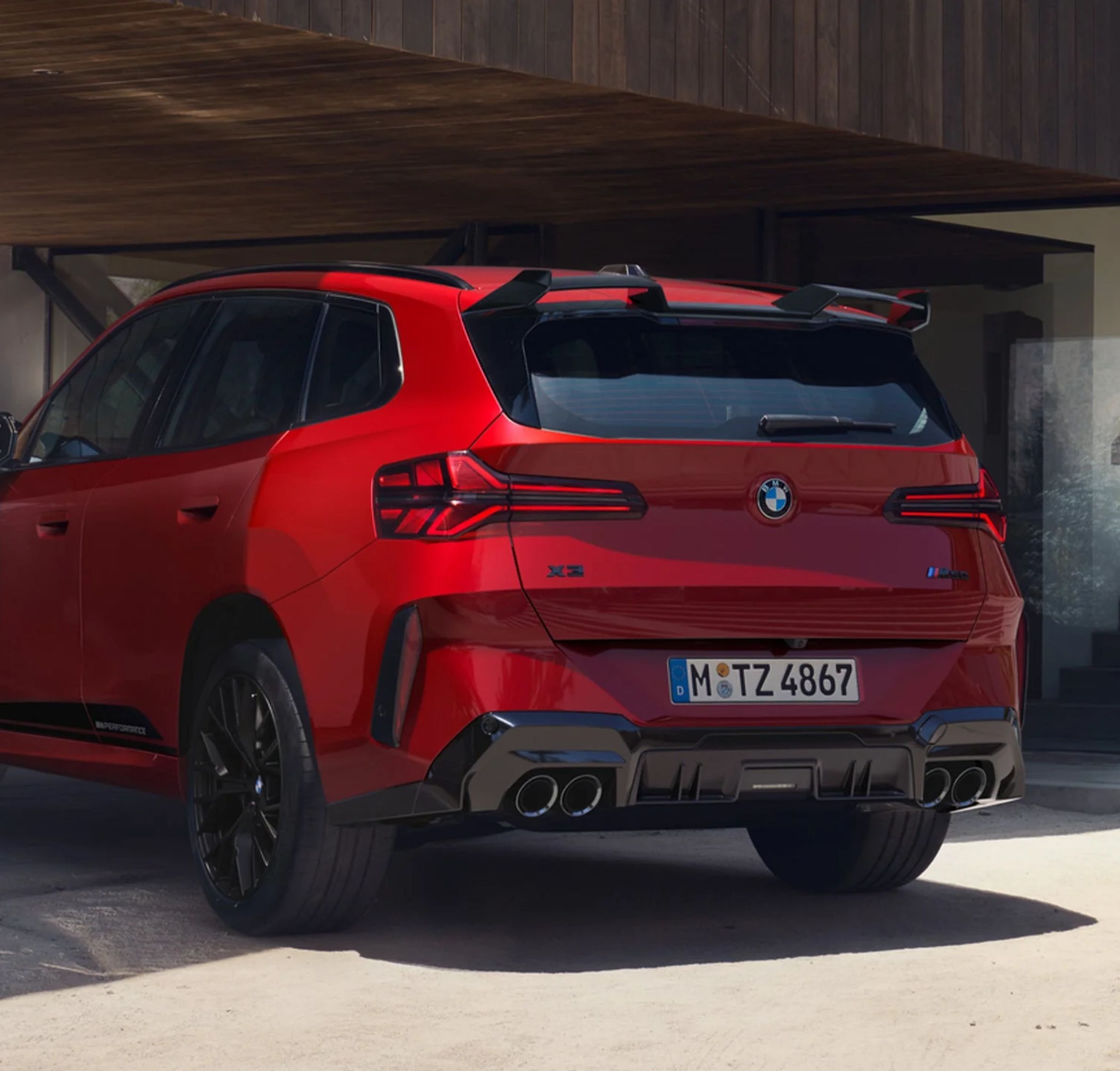 BMW G45 M50 M Performance Genuine Black High Gloss Model Rear Badge