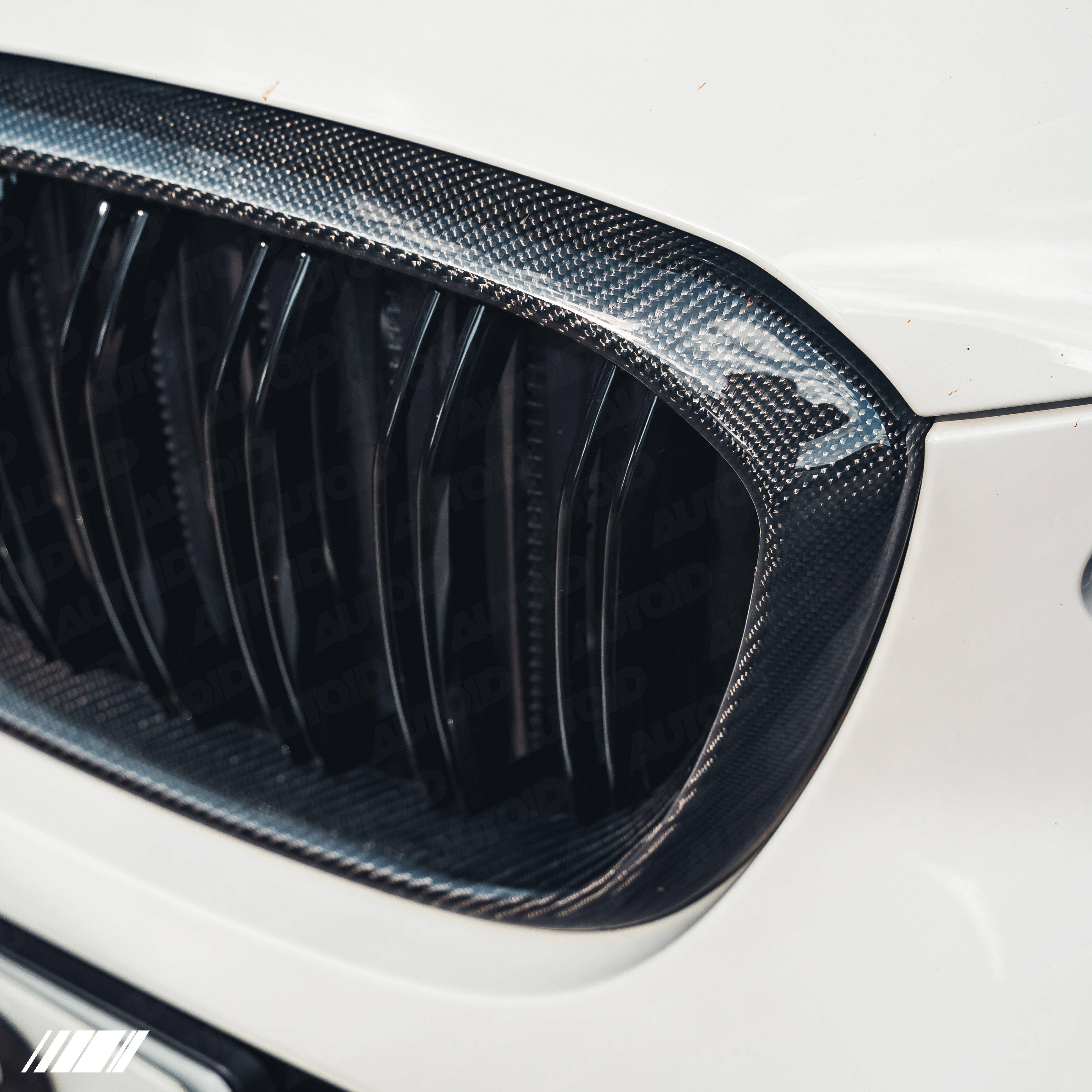 Carbon Fibre Kidney Grilles for BMW X3, X3M, X4 & X4M (2019+, G01 G02 F97 F98), Front Grille, Essentials - AUTOID | Premium Automotive Accessories