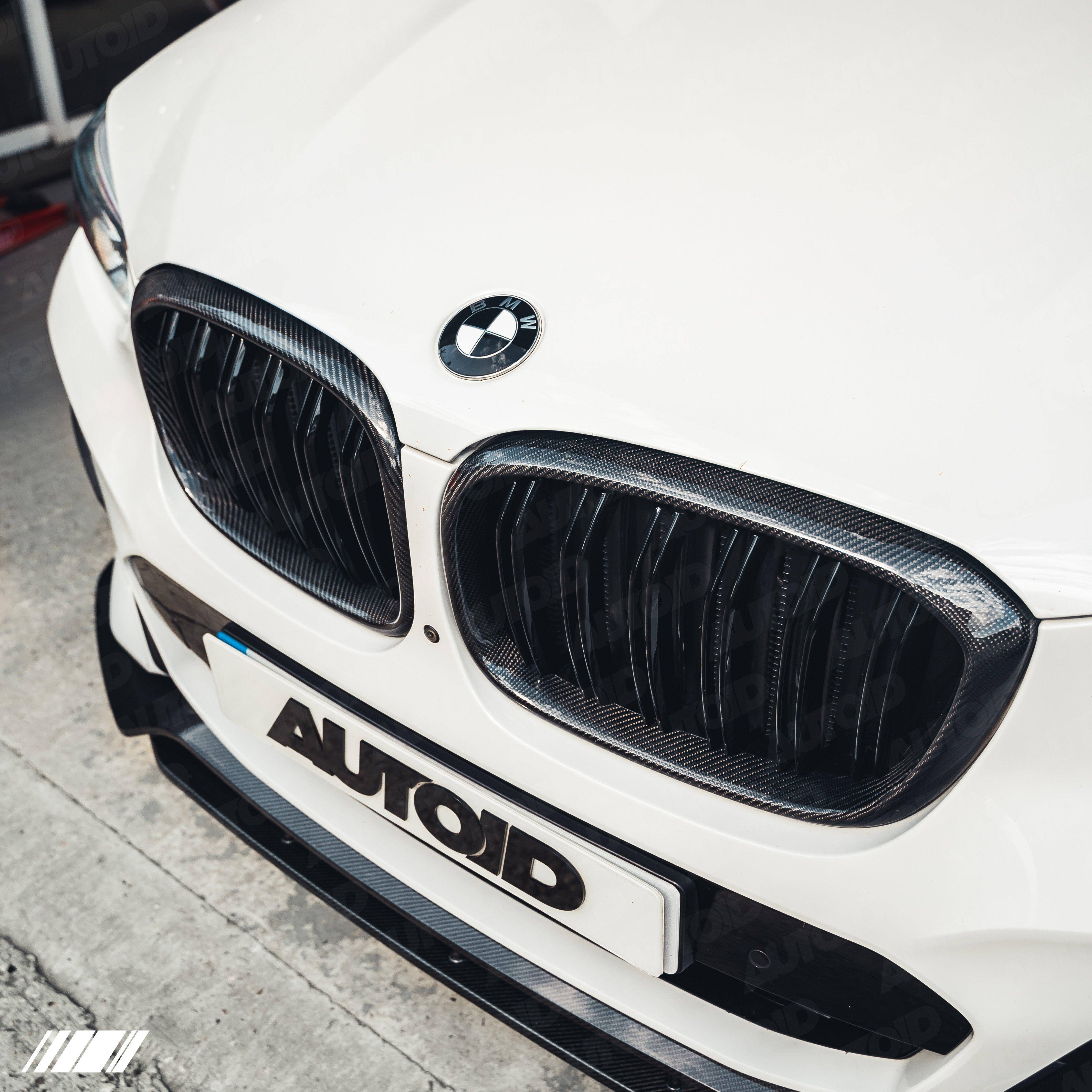 Carbon Fibre Kidney Grilles for BMW X3, X3M, X4 & X4M (2019+, G01 G02 F97 F98), Front Grille, Essentials - AUTOID | Premium Automotive Accessories