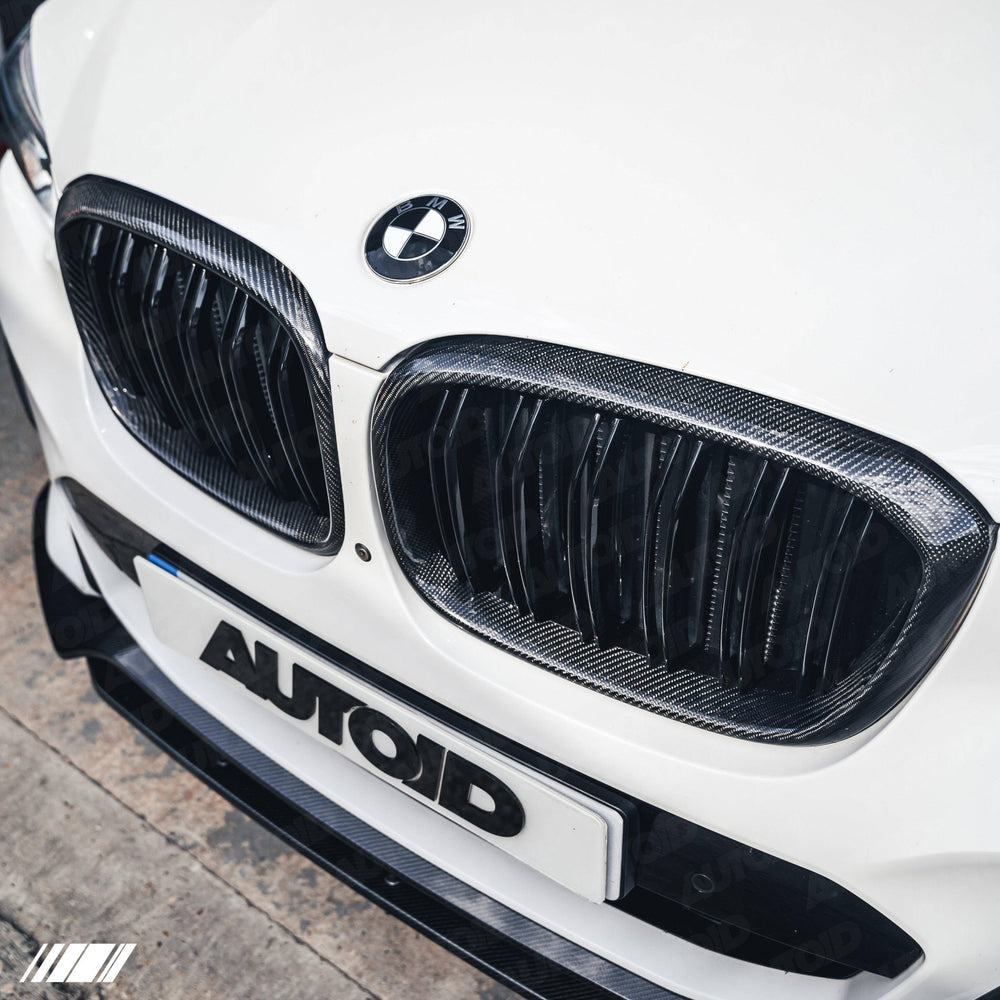 Carbon Fibre Kidney Grilles for BMW X3, X3M, X4 & X4M (2019+, G01 G02 F97 F98) - AUTOID - Front Grille - Essentials