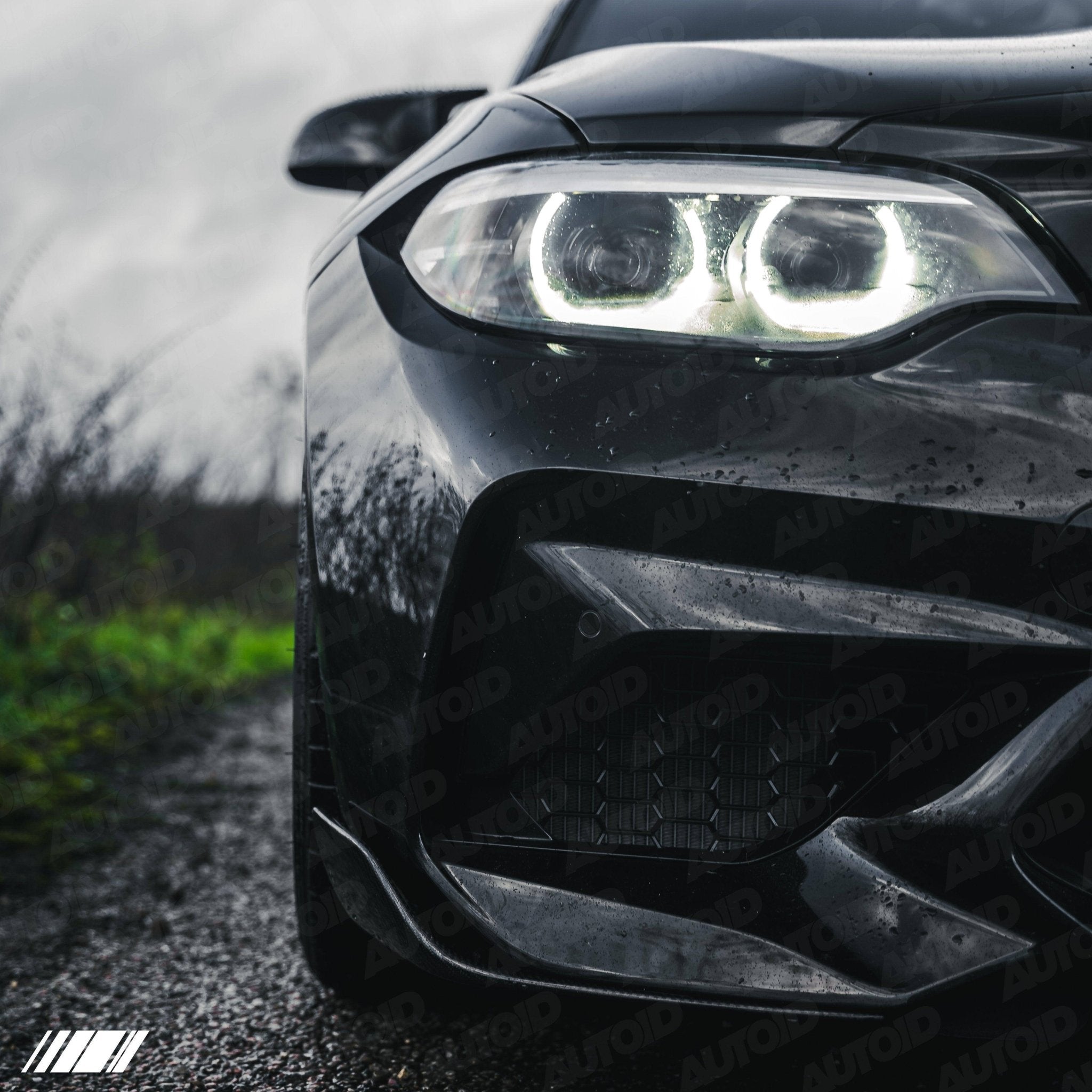 Carbon Fibre Performance Front Blades for BMW M2 (2015 - 2018, F87) - AUTOID - Front Lips & Splitters - Form Industries