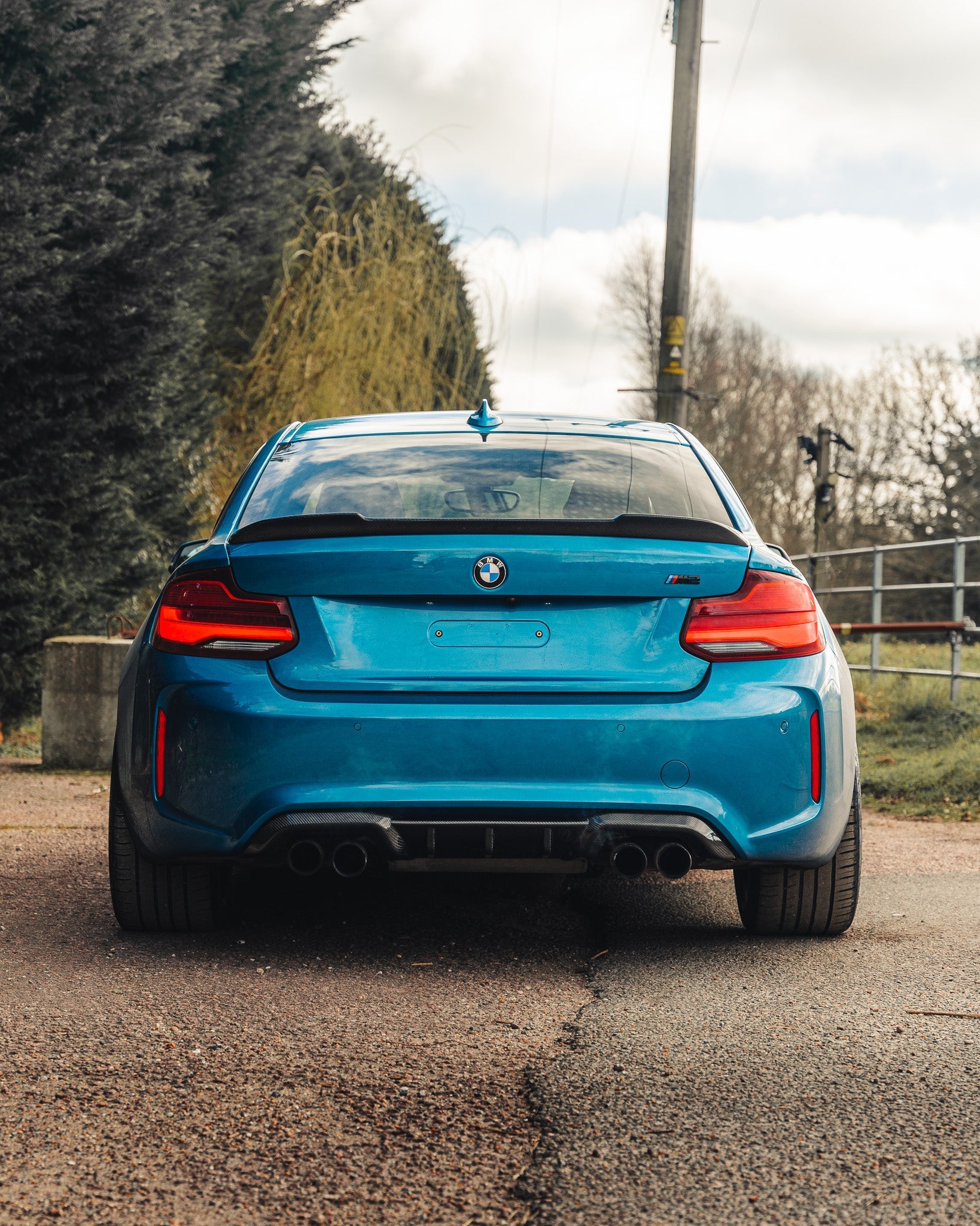 Carbon Fibre Performance Rear Diffuser for BMW M2 & M2 Competition (2015 - 2021, F87) - AUTOID - Rear Diffusers - Essentials