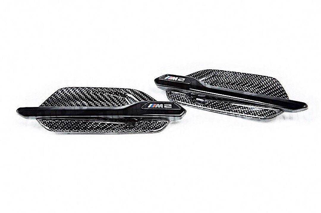 Carbon Fibre Side Fender Trim for BMW M2 & M2 Competition (2015-2021, F87), Fender Trim, Essentials - AUTOID | Premium Automotive Accessories