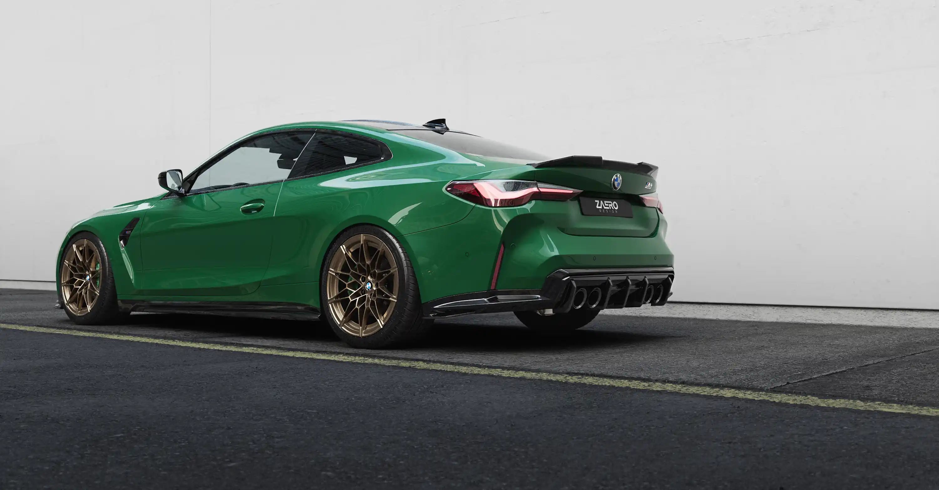BMW M4 G82 EVO-S Gloss Black Rear Spoiler Lip by ZAERO (2021+)
