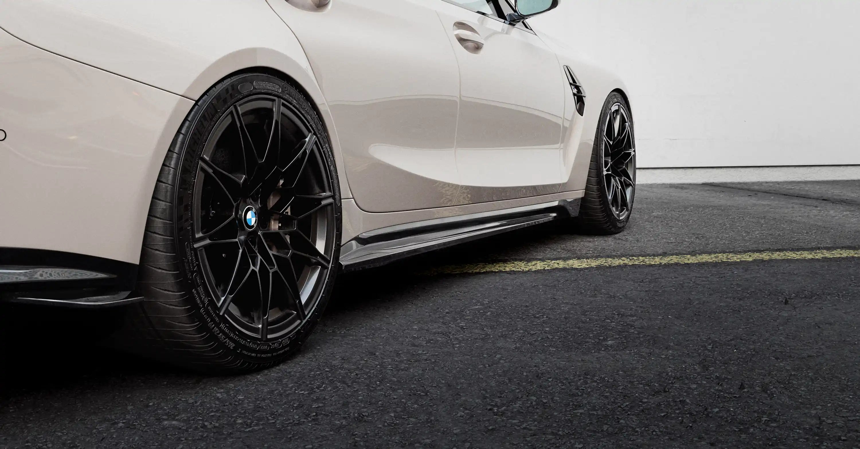 BMW M3 G80 G81 EVO-S Gloss Black Side Skirts by ZAERO (2021+)