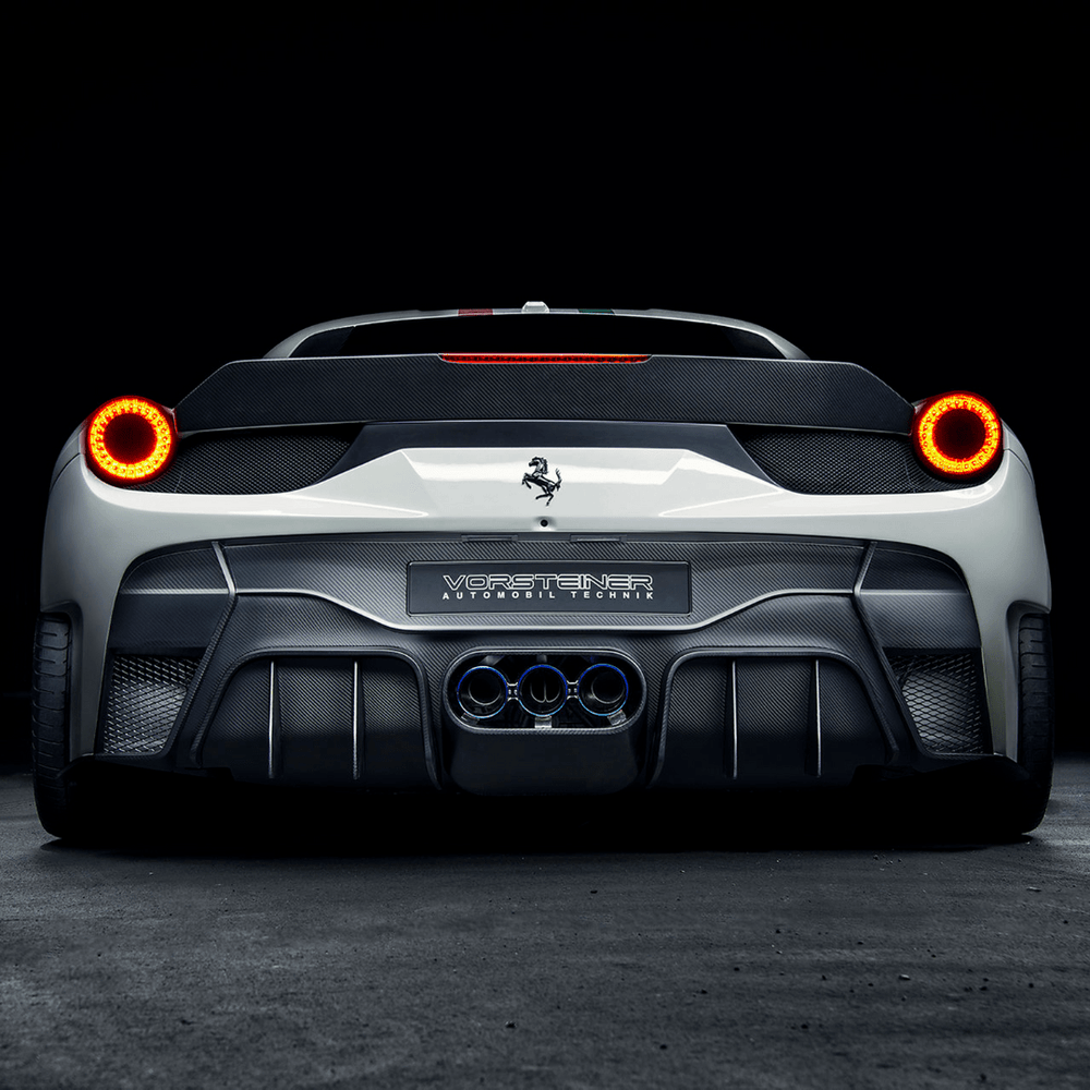 Ferrari 458 Italia VX Carbon Fiber Decklid Spoiler by Vorsteiner - AUTOID - Rear Spoilers - Vorsteiner