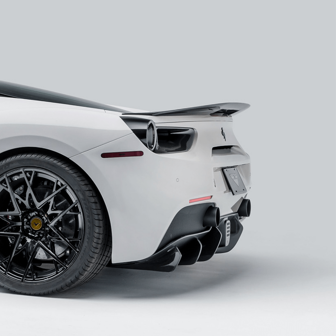 Ferrari 488 Diavolo Carbon Fiber Decklid Spoiler by Vorsteiner - AUTOID - Rear Spoilers - Vorsteiner