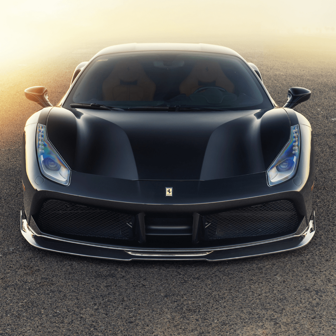 Ferrari 488 Diavolo Carbon Fiber Front Spoiler by Vorsteiner - AUTOID - Front Lips & Splitters - Vorsteiner