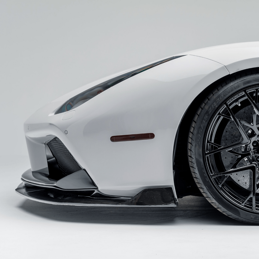 Ferrari 488 Diavolo Carbon Fiber Front Spoiler by Vorsteiner - AUTOID - Front Lips & Splitters - Vorsteiner