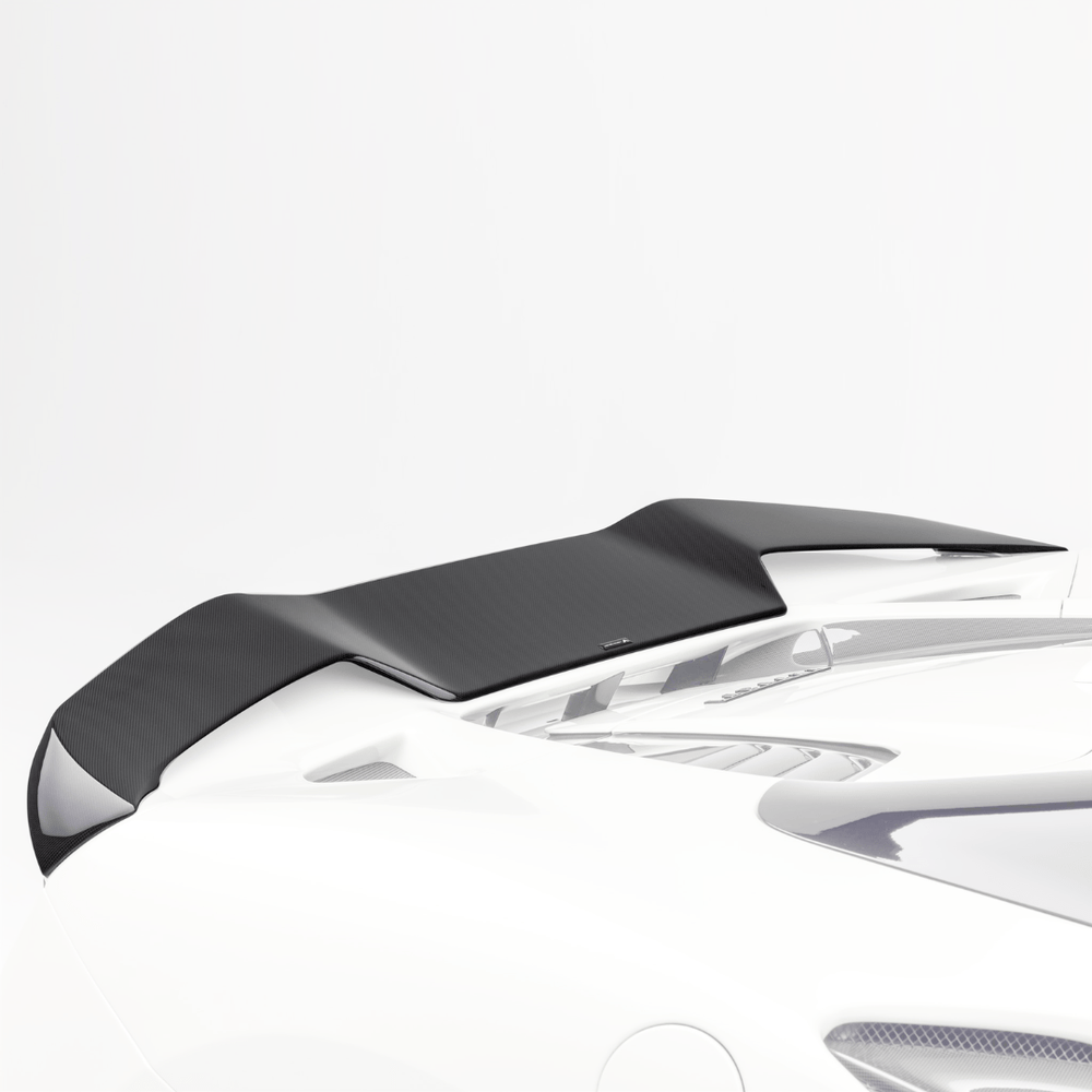 Ferrari F8 Furioso Carbon Fiber Decklid Spoiler - AUTOID - Rear Spoilers - Vorsteiner