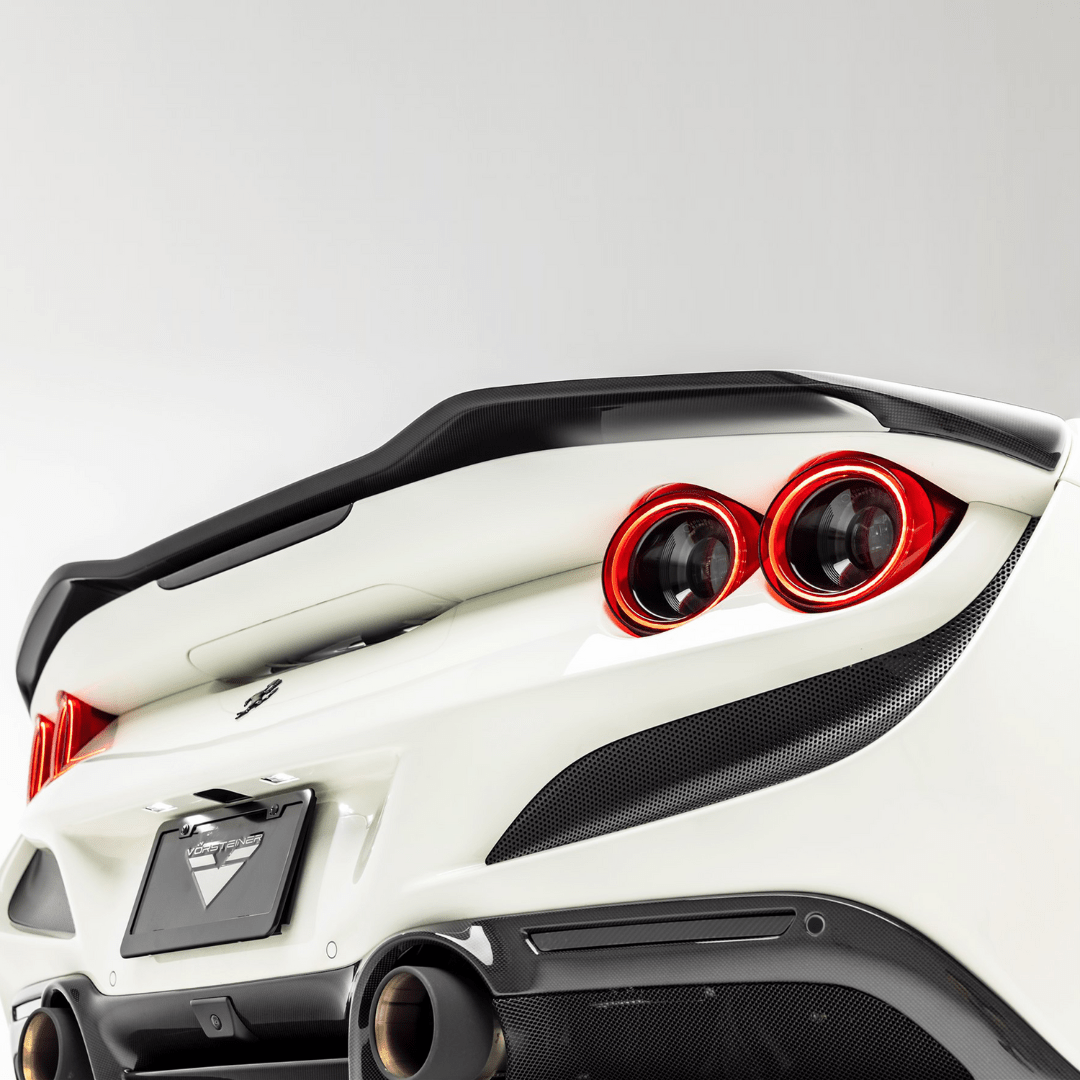 Ferrari F8 Furioso Carbon Fiber Decklid Spoiler - AUTOID - Rear Spoilers - Vorsteiner