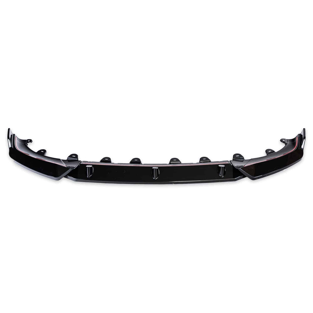 Gloss Black Competition Front Splitter for BMW iX3, X3 LCI & X4 LCI (2021+, G01 G02) - AUTOID - Front Lips & Splitters - Essentials