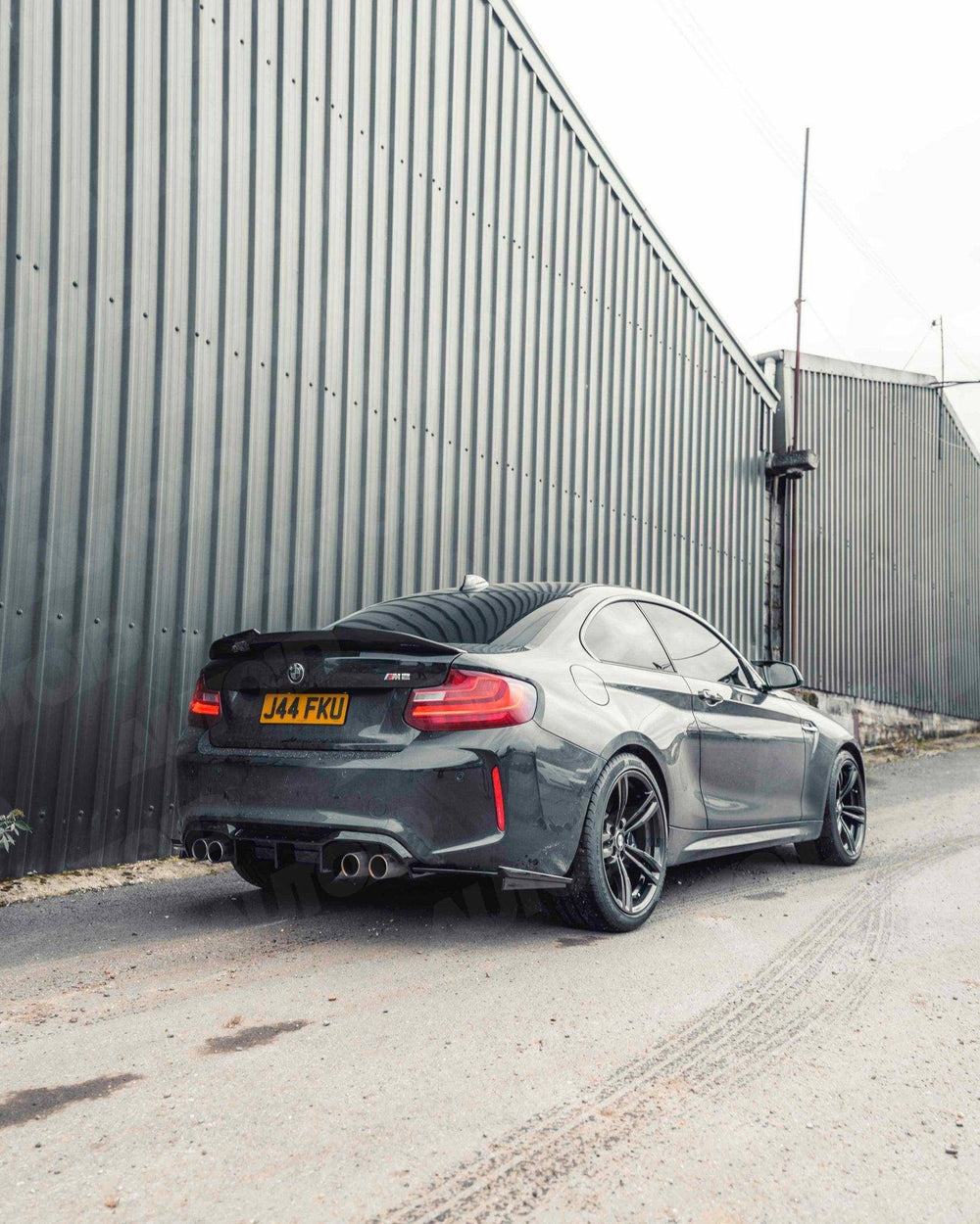 Gloss Black Competition Rear Diffuser for BMW M2 & M2 Competition (2015-2021, F87), Rear Diffusers, Form Industries - AUTOID | Premium Automotive Accessories