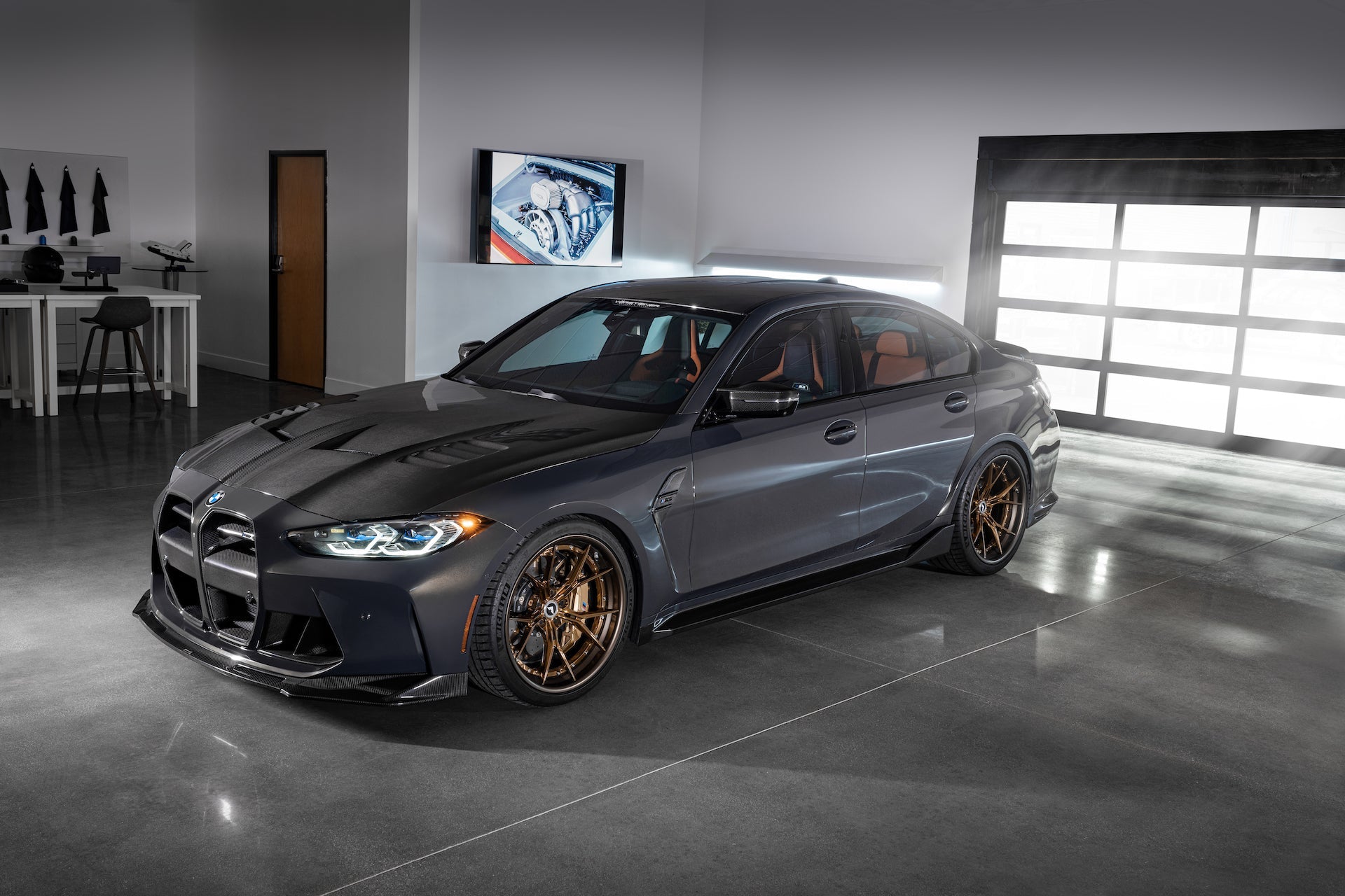 GTS - V BMW G80 M3 | G82/G83 M4 Carbon Fiber Aero Bonnet by Vorsteiner - AUTOID - Front Hood - Vorsteiner