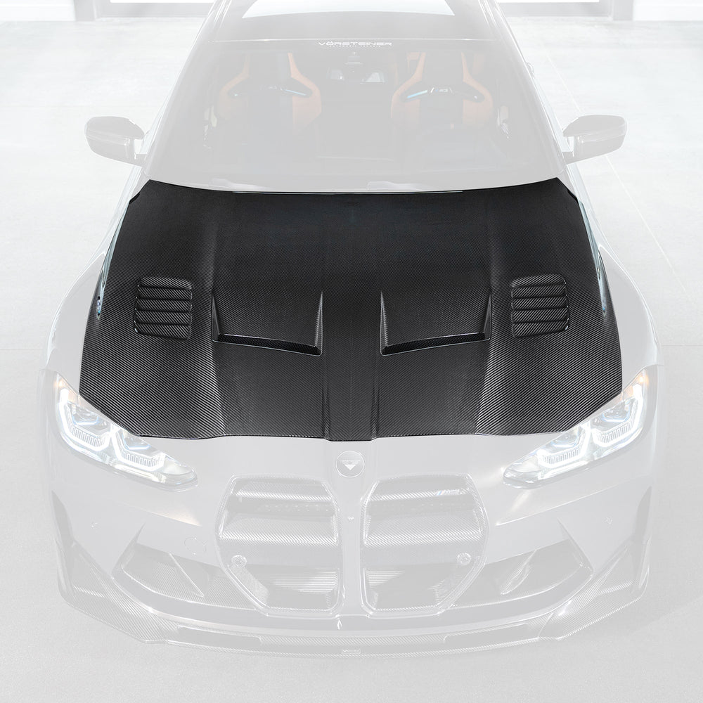 GTS - V BMW G80 M3 | G82/G83 M4 Carbon Fiber Aero Bonnet by Vorsteiner - AUTOID - Front Hood - Vorsteiner