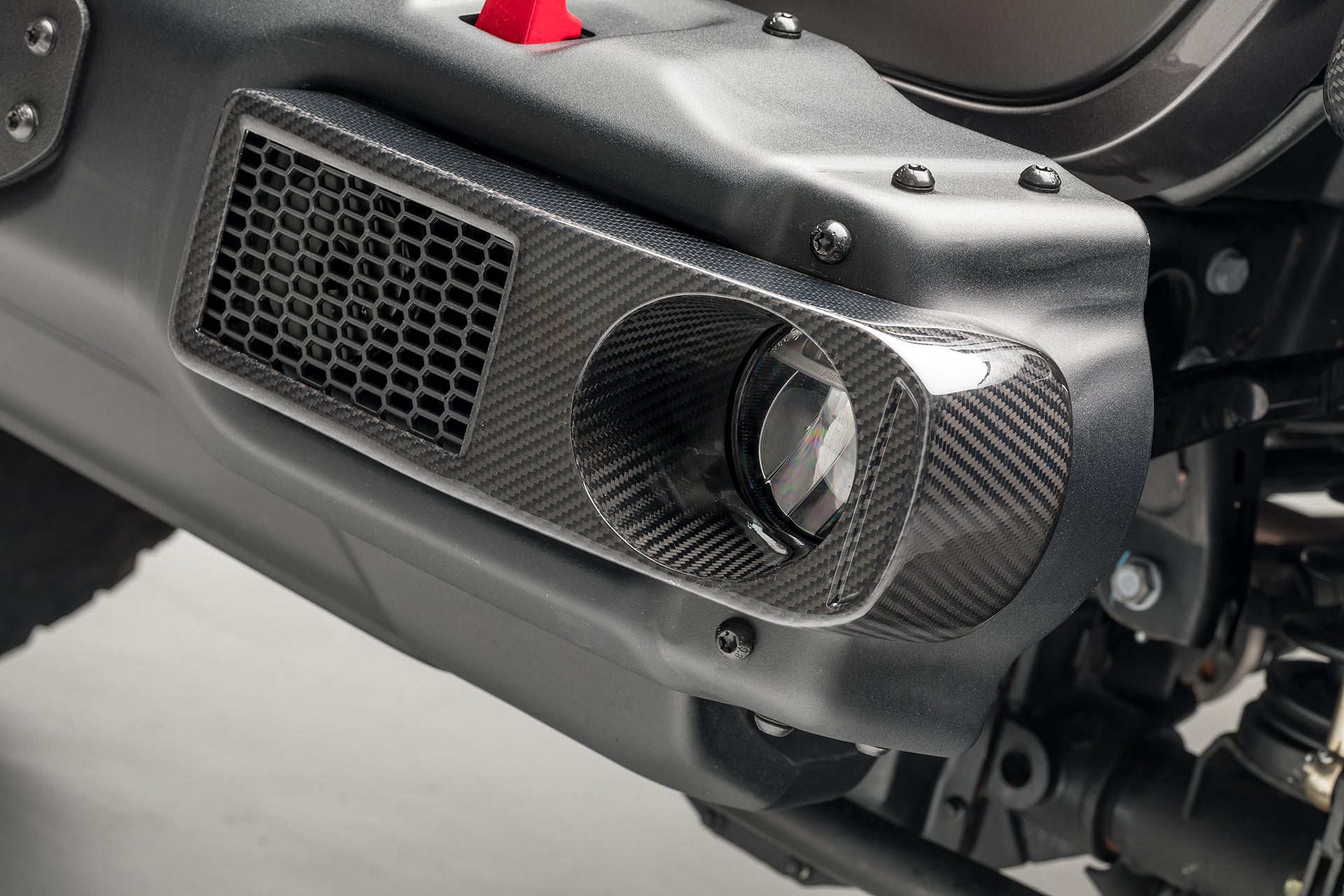 Jeep JL - JX Edition Aero Carbon Fiber Fog Light Covers by Vosteiner - AUTOID - Headlight Trim - Vorsteiner