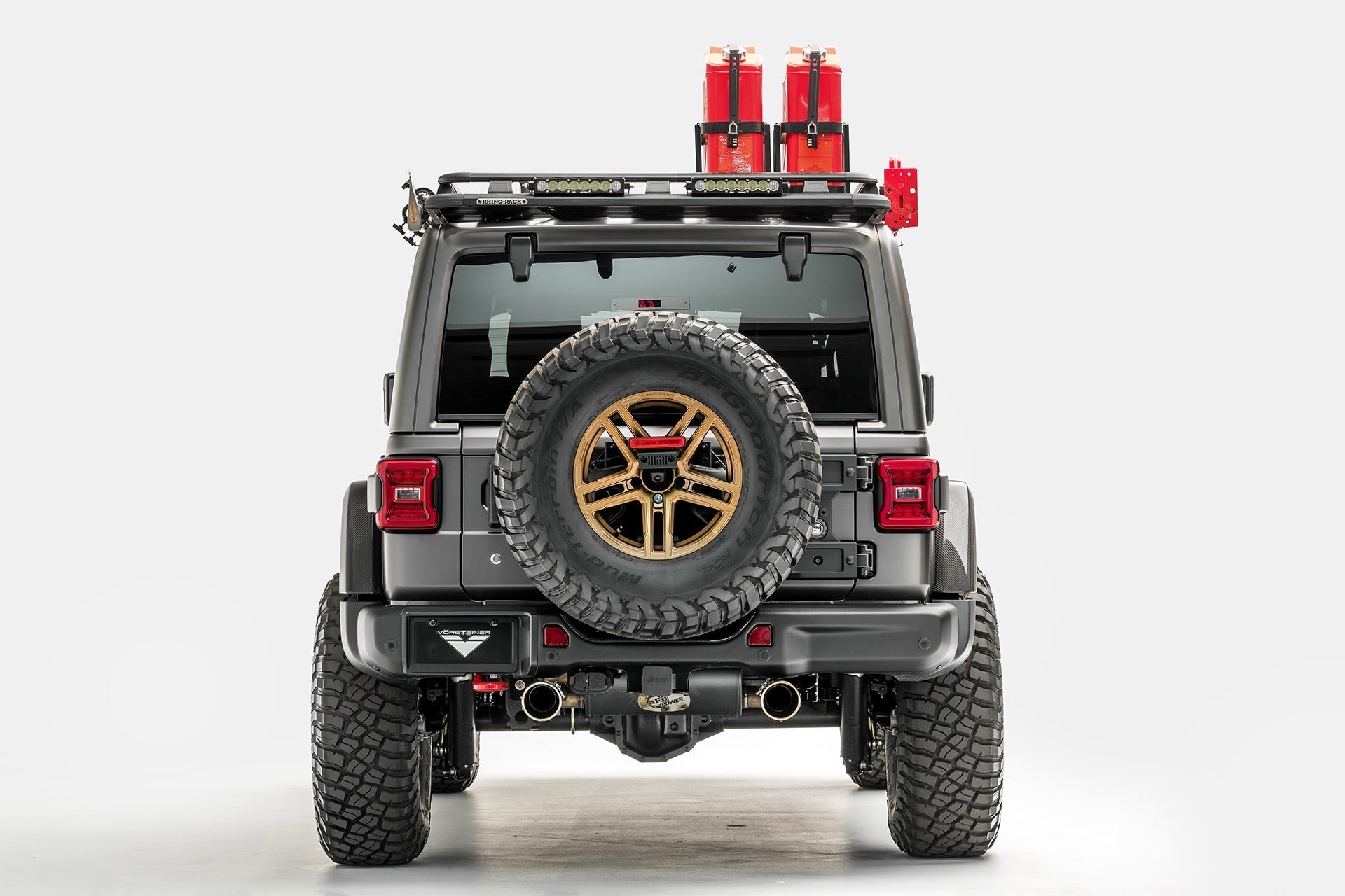 Jeep JL - JX Edition Aero Carbon Fiber Rear Bumper Tray by Vosteiner - AUTOID - Front & Rear Bumpers - Vorsteiner
