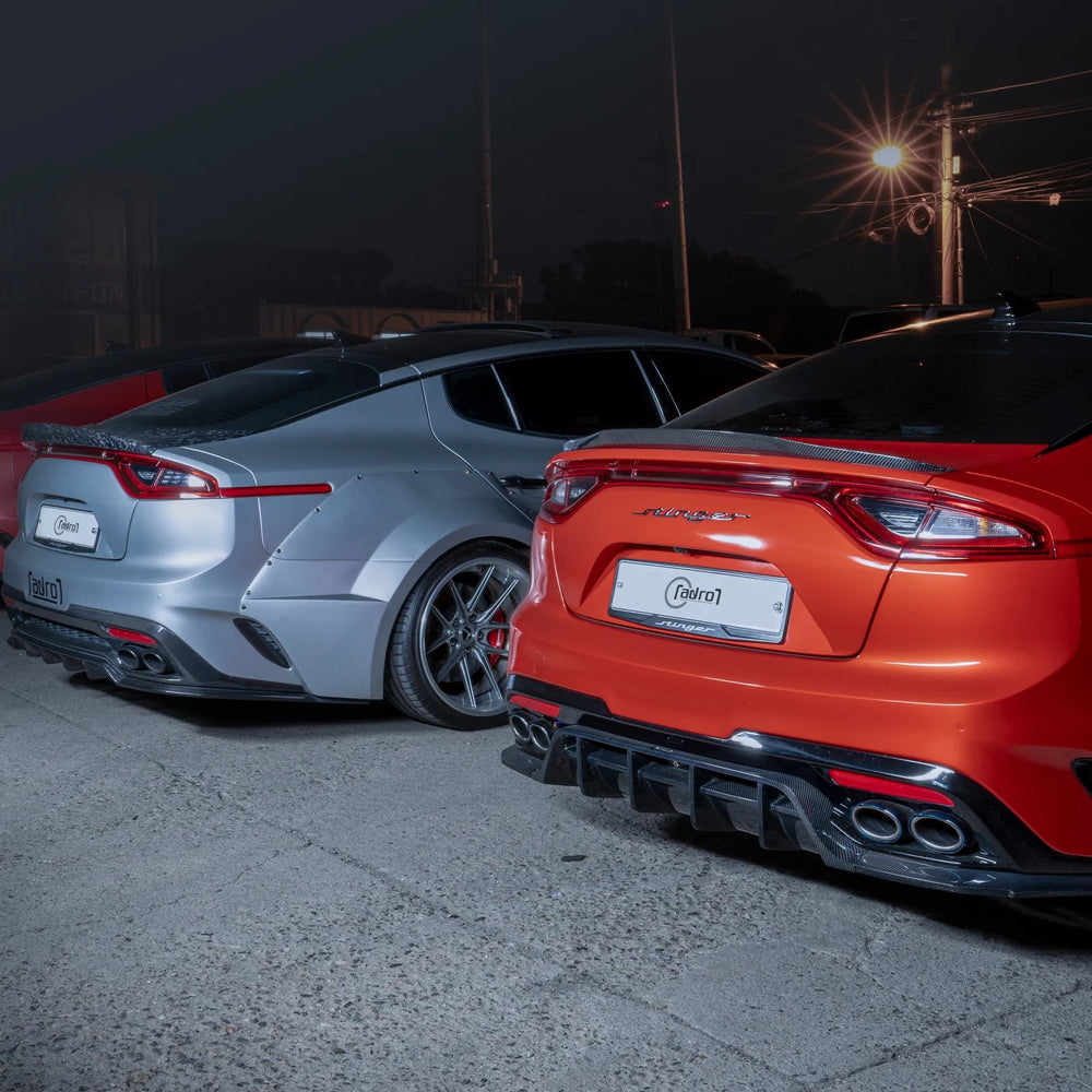 Kia Stinger Carbon Fibre Rear Trunk Lip Spoiler V2 by Adro (2018+) - AUTOID - Rear Spoilers - Adro