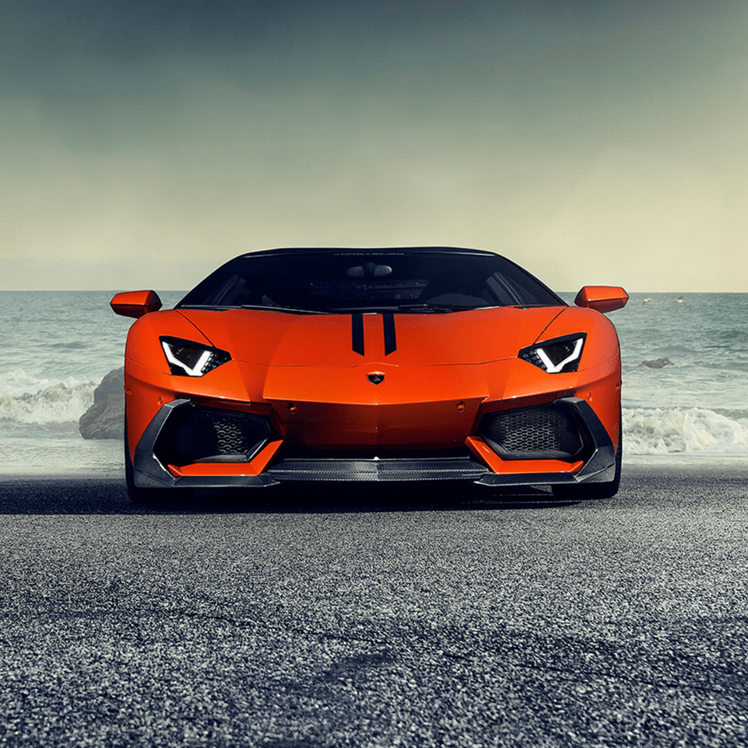 Lamborghini Aventador Zaragoza Edizione Aero Front Spoiler by Vorsteiner - AUTOID - Front Lips & Splitters - Vorsteiner