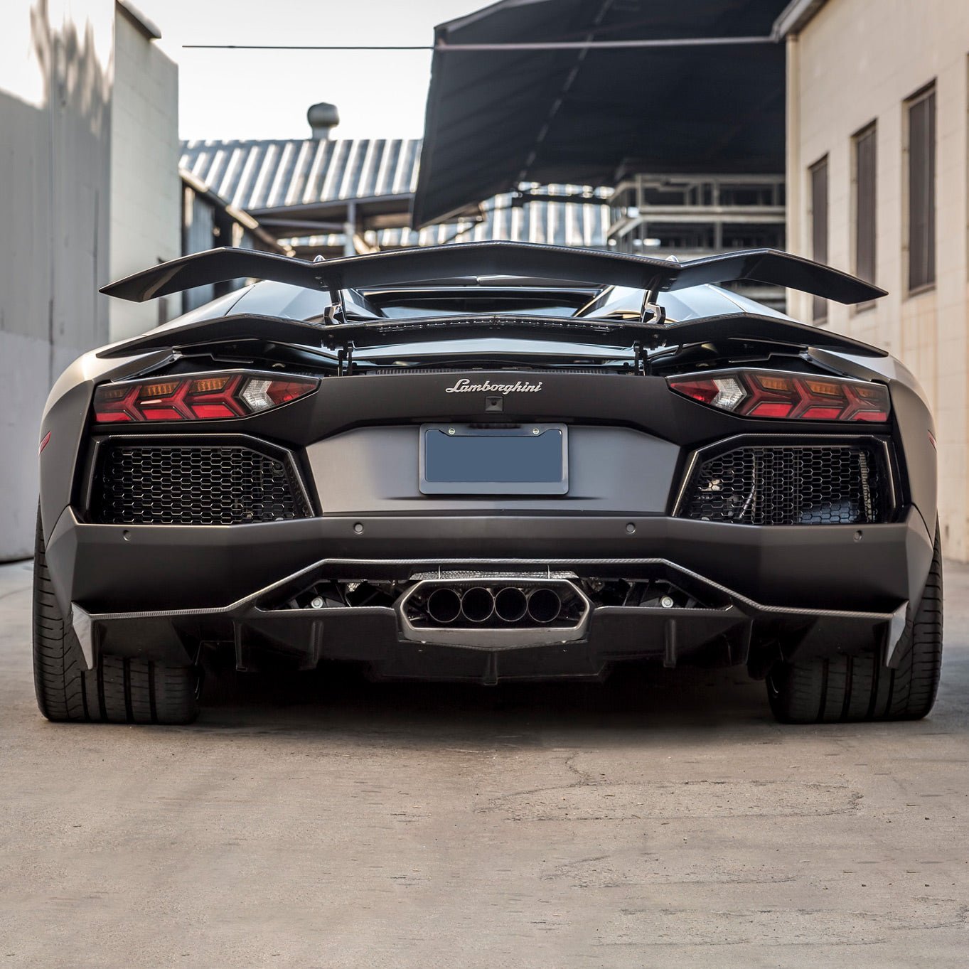 Lamborghini Aventador Zaragoza Edizione Aero Wing by Vorsteiner - AUTOID - Rear Wings - Vorsteiner