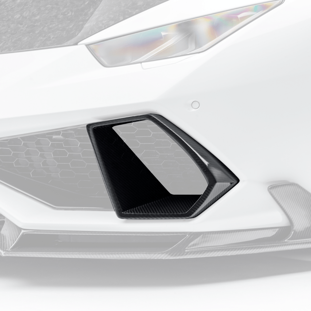 Lamborghini Huracan Mondiale Edizione Aero Air Intake Bezels by Vorsteiner - AUTOID - Bumper Inserts & Trim - Vorsteiner