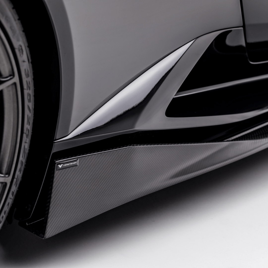 Lamborghini Huracan Mondiale Edizione Aero Side Blades by Vorsteiner - AUTOID - Side Skirts & Winglets - Vorsteiner