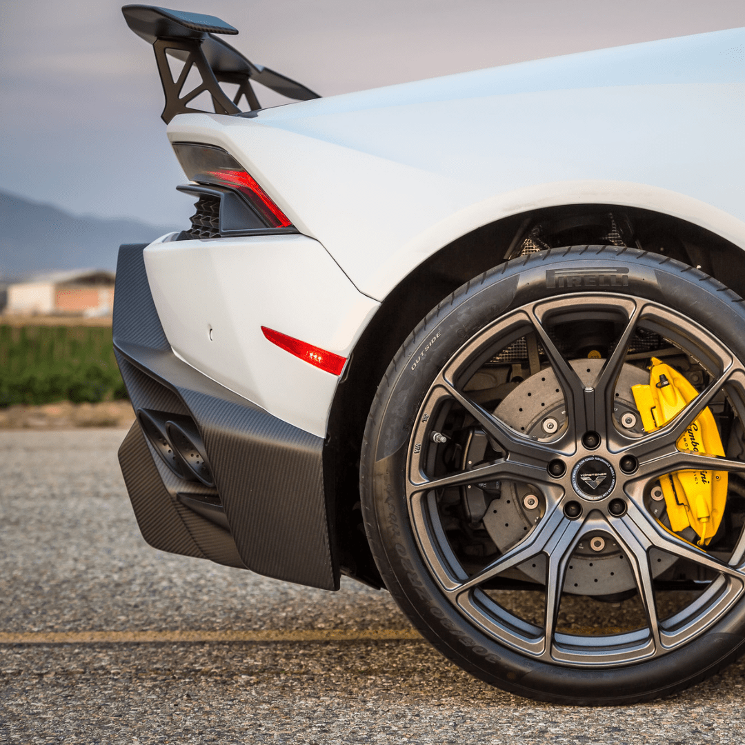 Lamborghini Huracan Novara Edizione Aero Rear Bumper w/ Rear Diffuser by Vorsteiner - AUTOID - Front & Rear Bumpers - Vorsteiner
