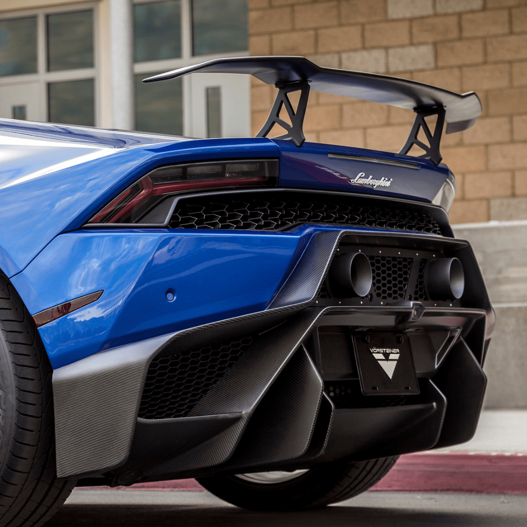 Lamborghini Huracan Novara Edizione Aero Wing Blade w/ Aluminum Uprights - AUTOID - Rear Wings - Vorsteiner