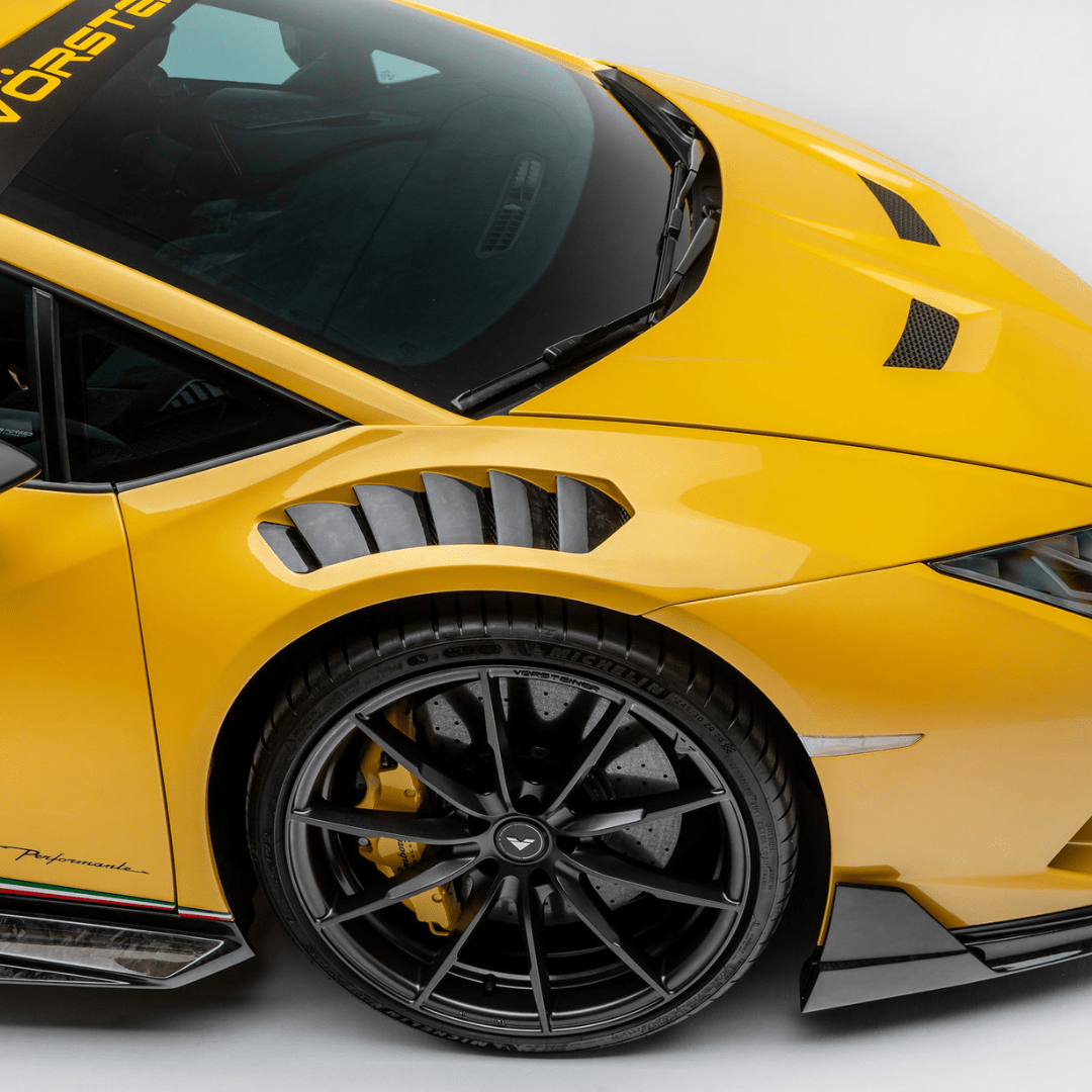 Lamborghini Huracán Performante Vicenza Edizione Aero Front Fenders with Integrated Vents and Splash Shields by Vorsteiner - AUTOID - Fender Trim - Vorsteiner