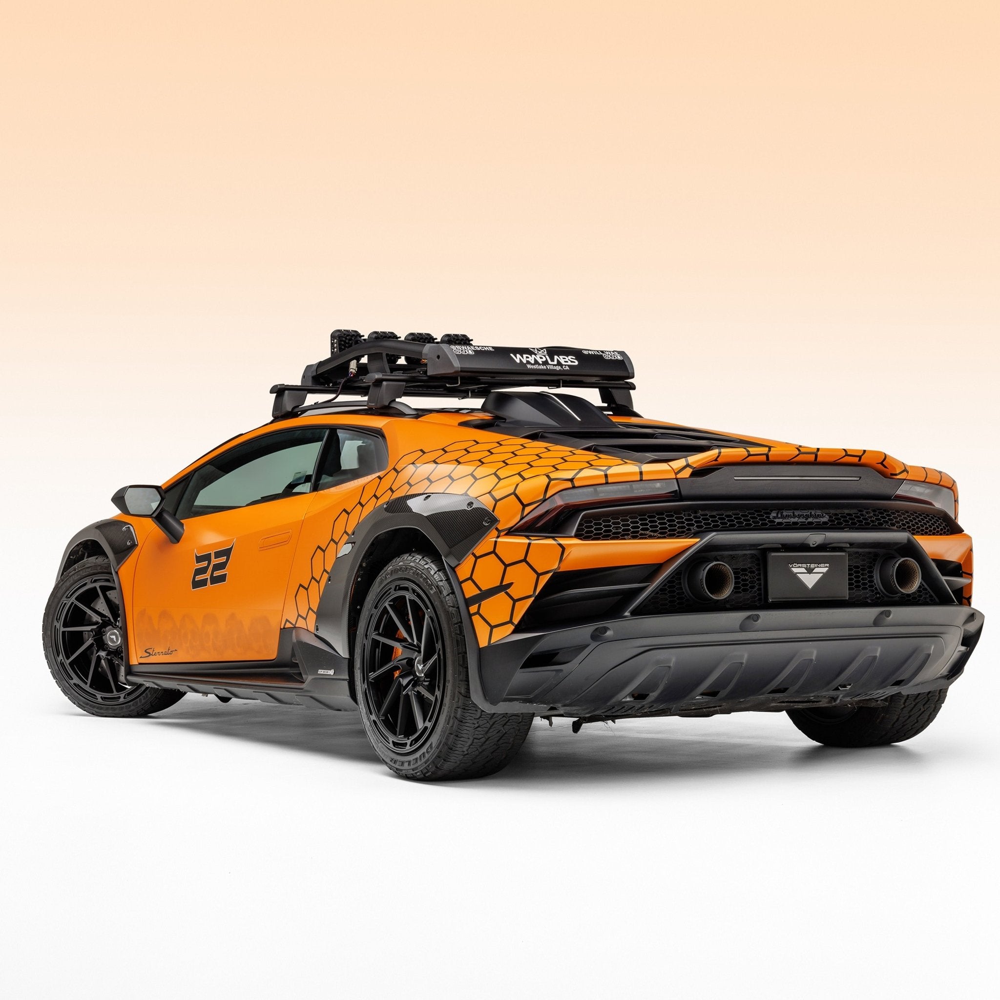 Lamborghini Huracan Sterrato VRS Aero Fender Flares Carbon Fiber by Vorsteiner - AUTOID - Fender Trim - Vorsteiner