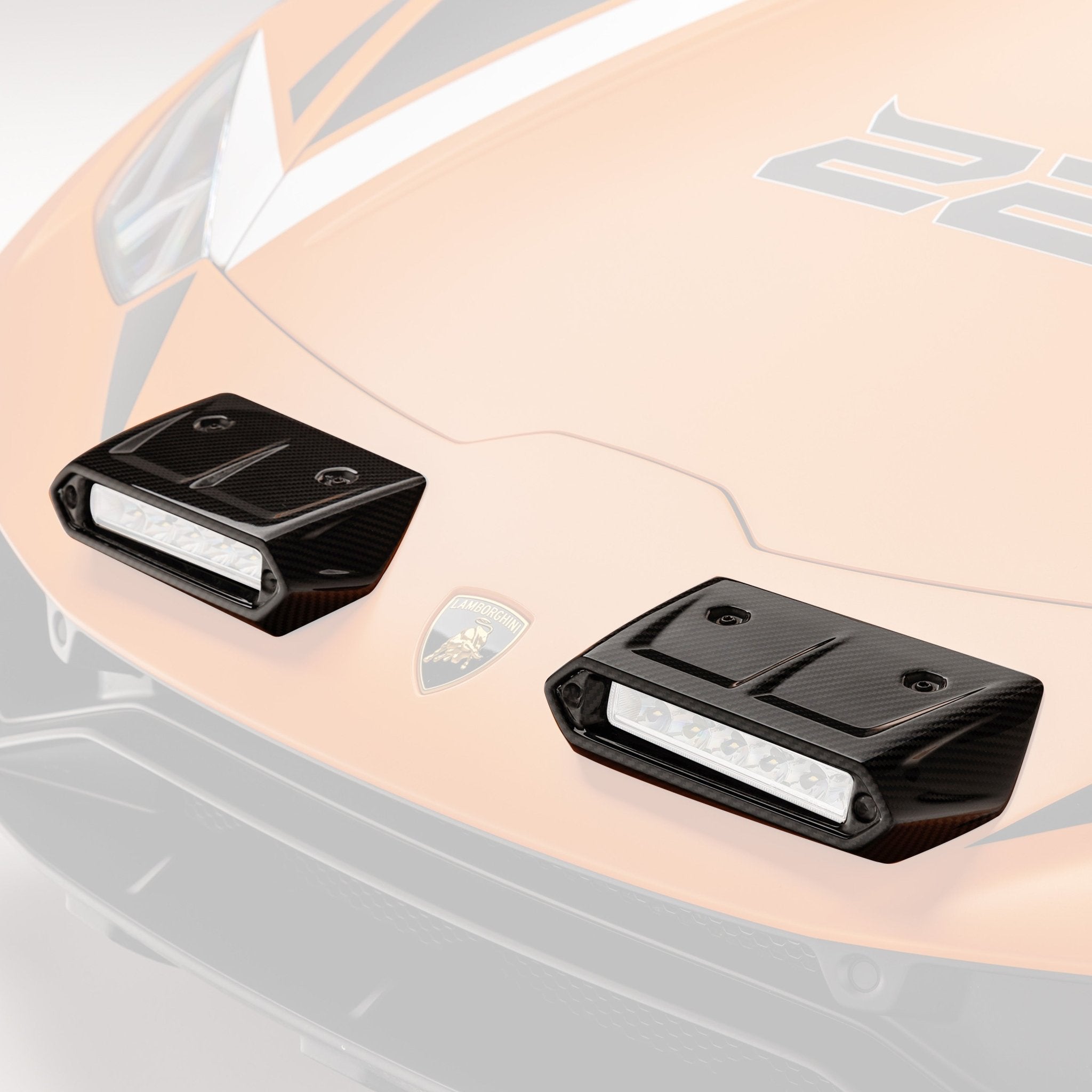 Lamborghini Huracan Sterrato VRS Aero Fog Light Covers Carbon Fiber by Vorsteiner - AUTOID - Headlight Trim - Vorsteiner