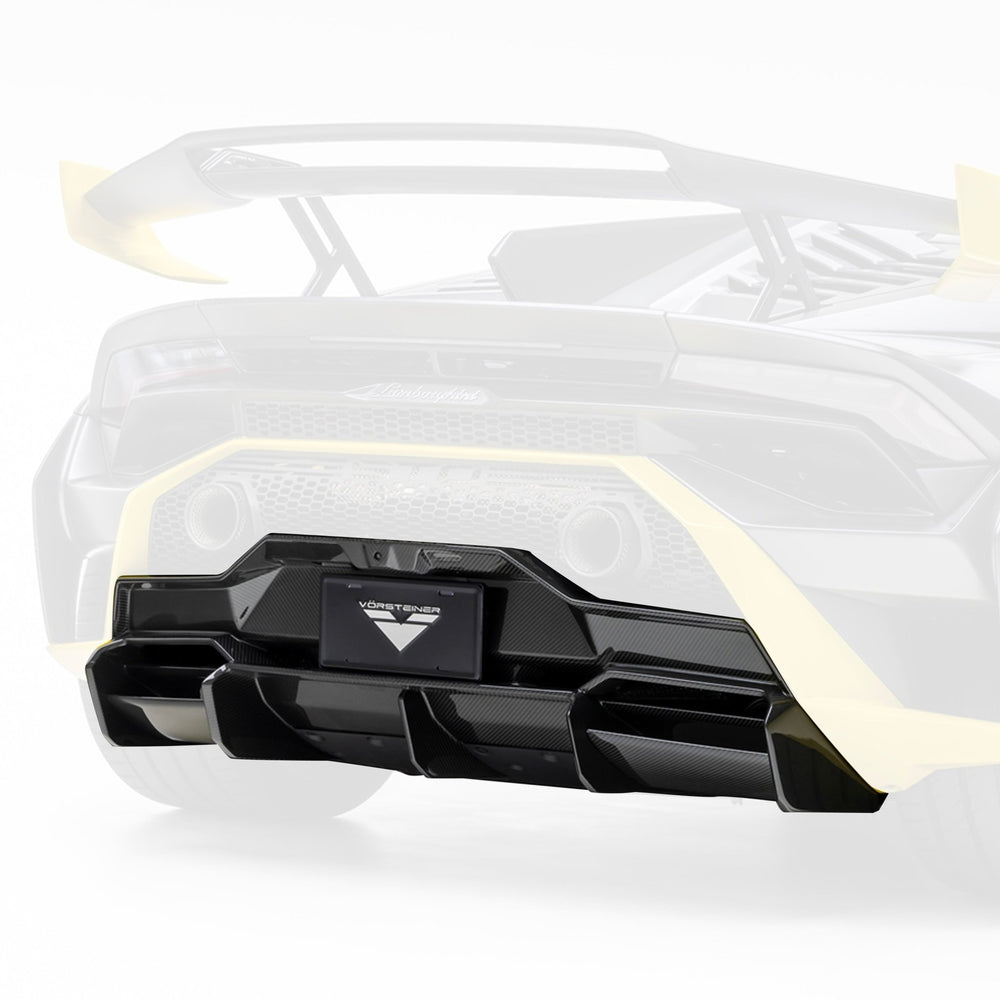 Lamborghini Huracan STO Rear Diffuser Carbon Fiber by Vorsteiner - AUTOID - Rear Diffusers - Vorsteiner