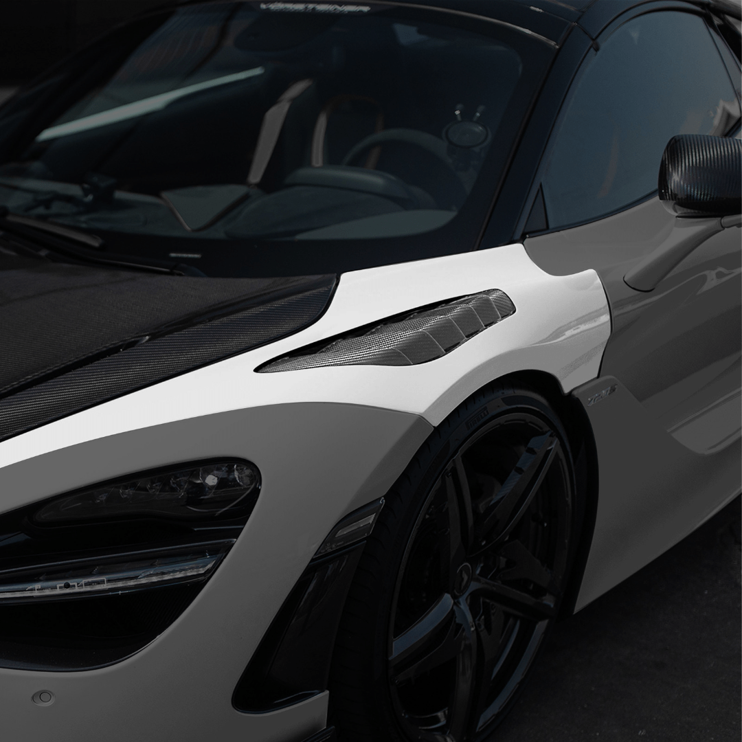 McLaren 720S Spyder Silverstone Edition Aero Front Fenders w/ Integrated Vents by Vorsteiner - AUTOID - Replacement Fenders - Vorsteiner