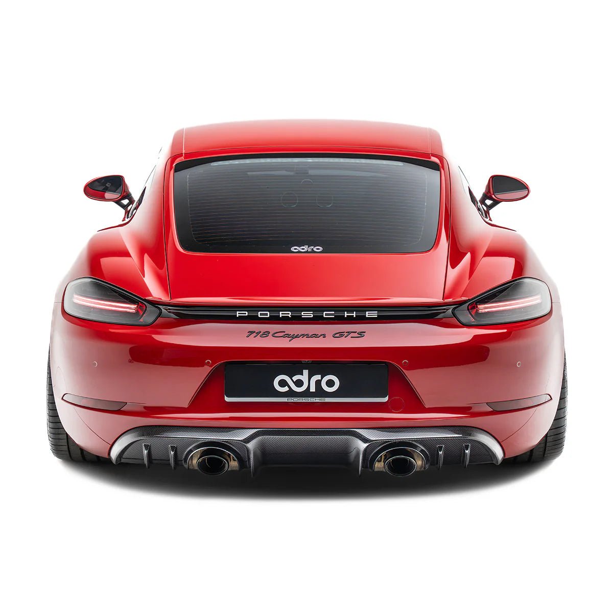 Porsche 718 Pre - Preg Carbon Fibre Rear Diffuser by ADRO - AUTOID - Rear Diffusers - Adro