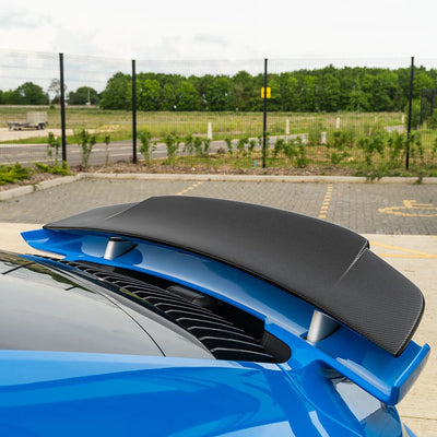 Porsche 911 (992) Turbo S Pre - Preg Carbon Fibre Rear Spoiler (2020+) - AUTOID - Rear Spoilers - CT Design
