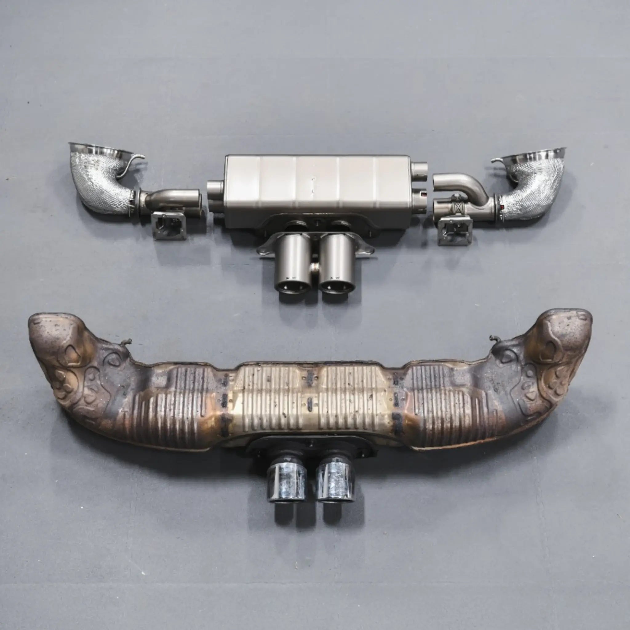 Porsche 911 GT3 & GT3 RS Slip - On Race Line Titanium Back Box by Akrapovic - AUTOID - Exhaust System - Akrapović