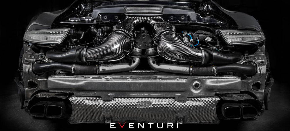Porsche 991 Turbo Eventuri Carbon Fibre Intake Kit (2018+) - AUTOID - Air Intakes - Eventuri
