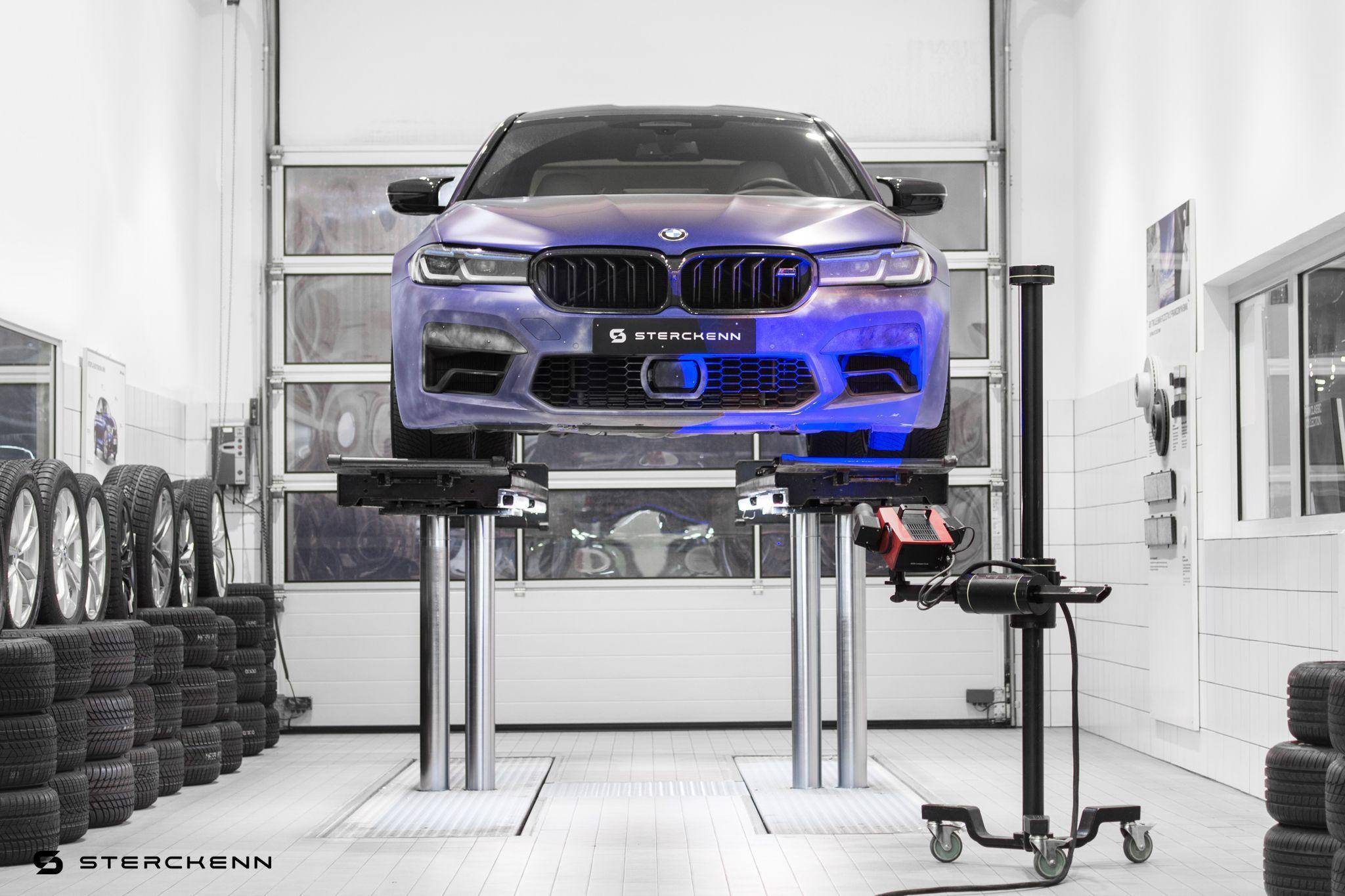 BMW M5 F90 LCI Carbon Fibre Front Lip by Sterckenn (2020+) - AUTOID - Front Lips & Splitters - Sterckenn